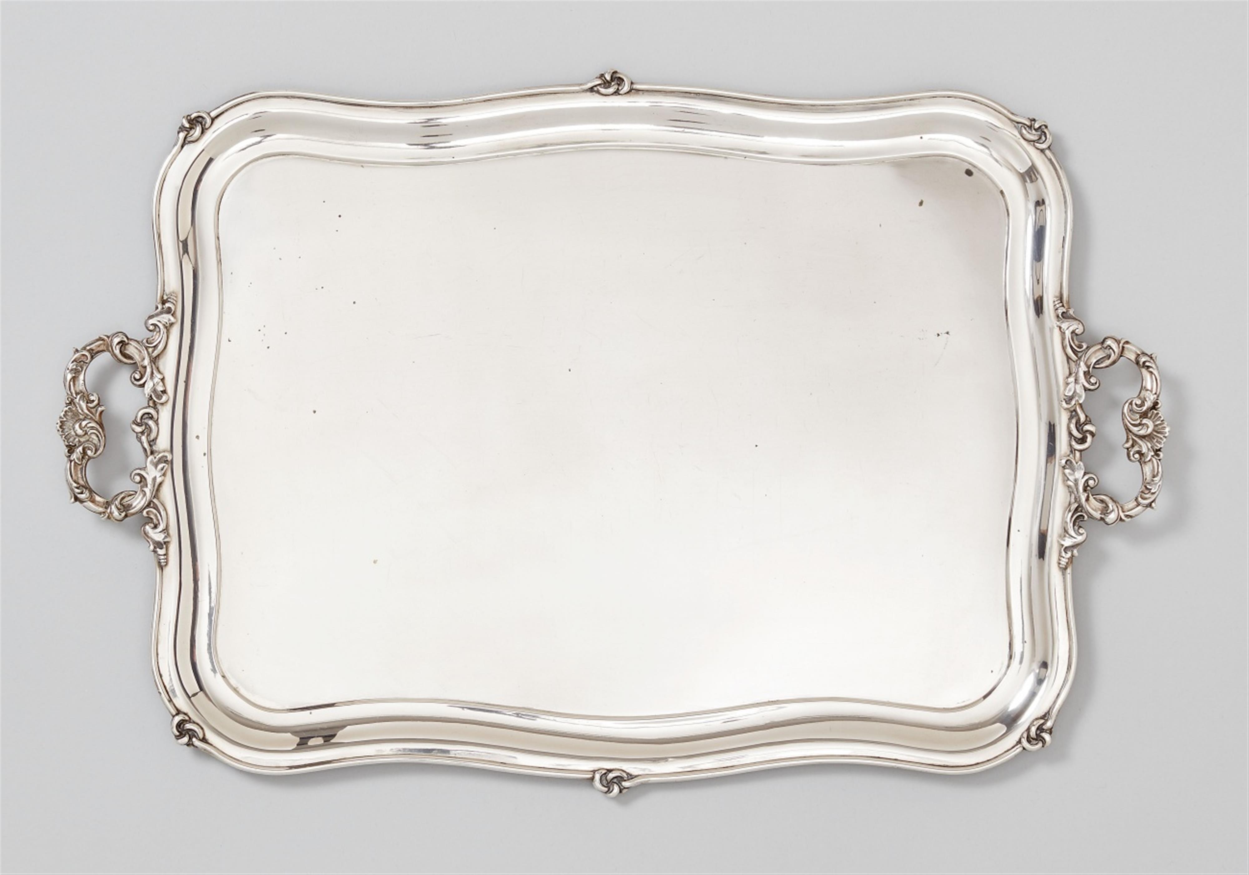 A Moscow silver platter. Marks of Iwan Semenowitsch Gubkin, 1848. - image-1