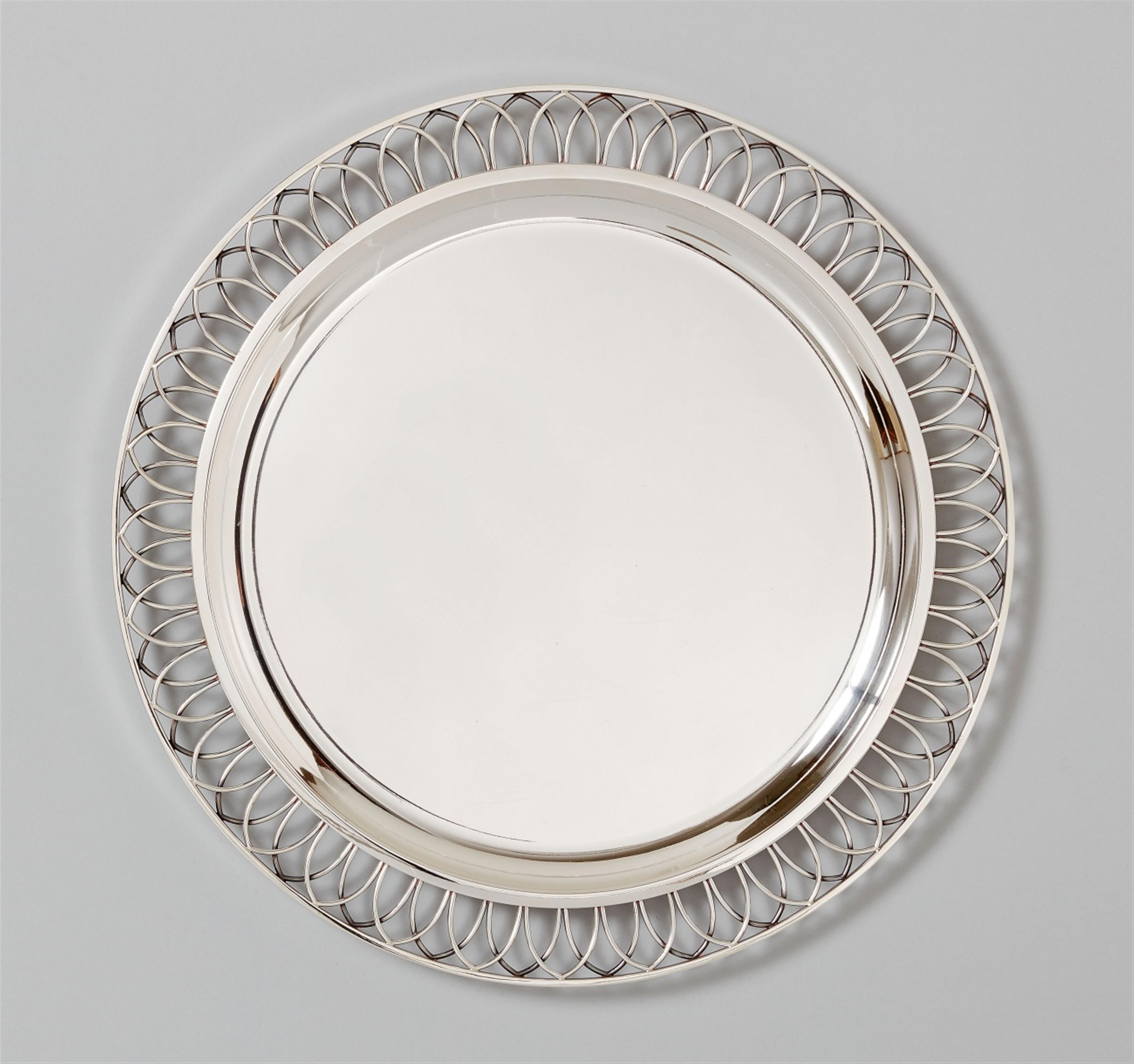 An Aarhus silver platter. Marks of A. F. Rasmussen, ca. 1950. - image-1