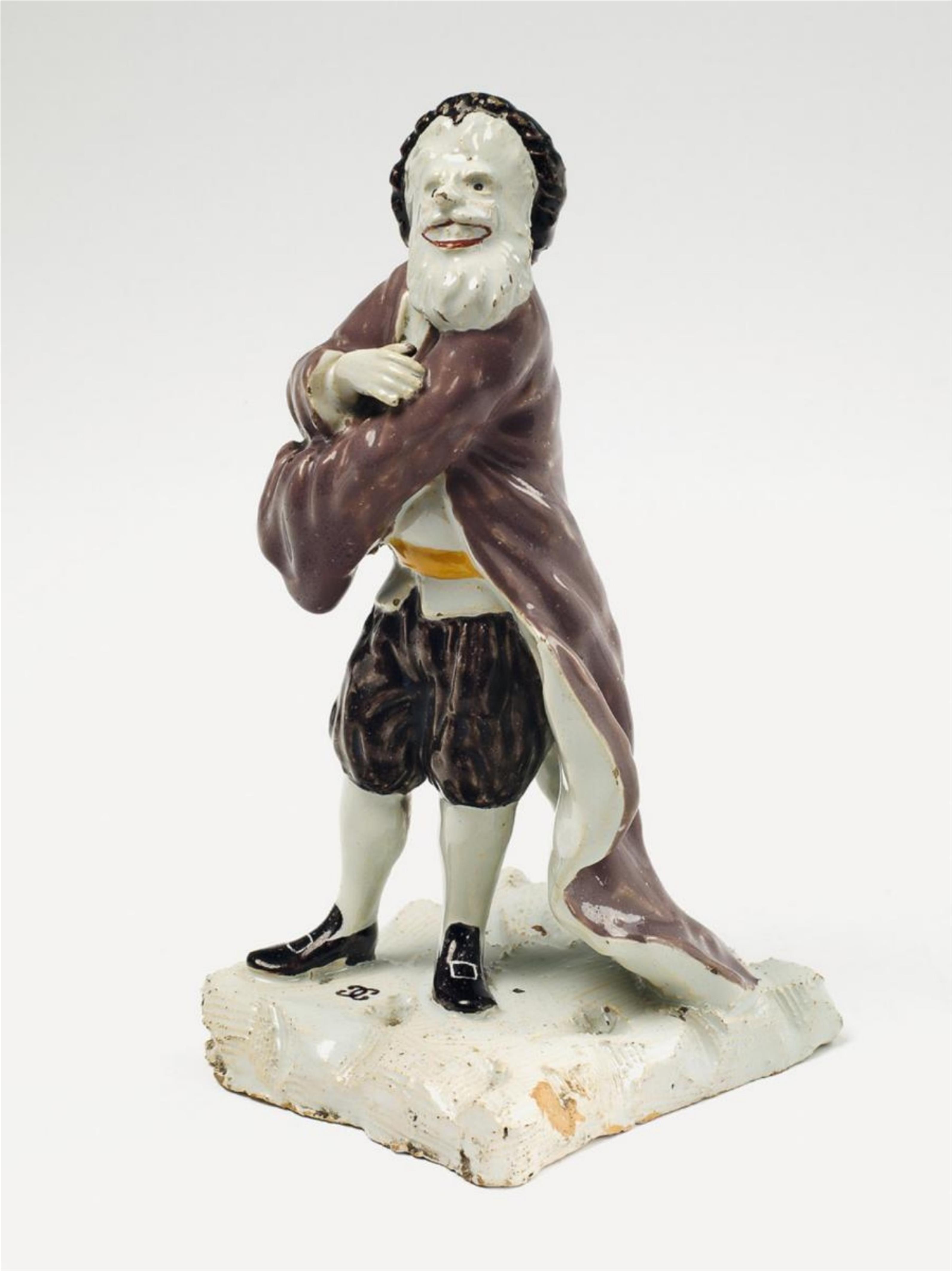 A Brunswick faience commedia dell’arte figure - image-1