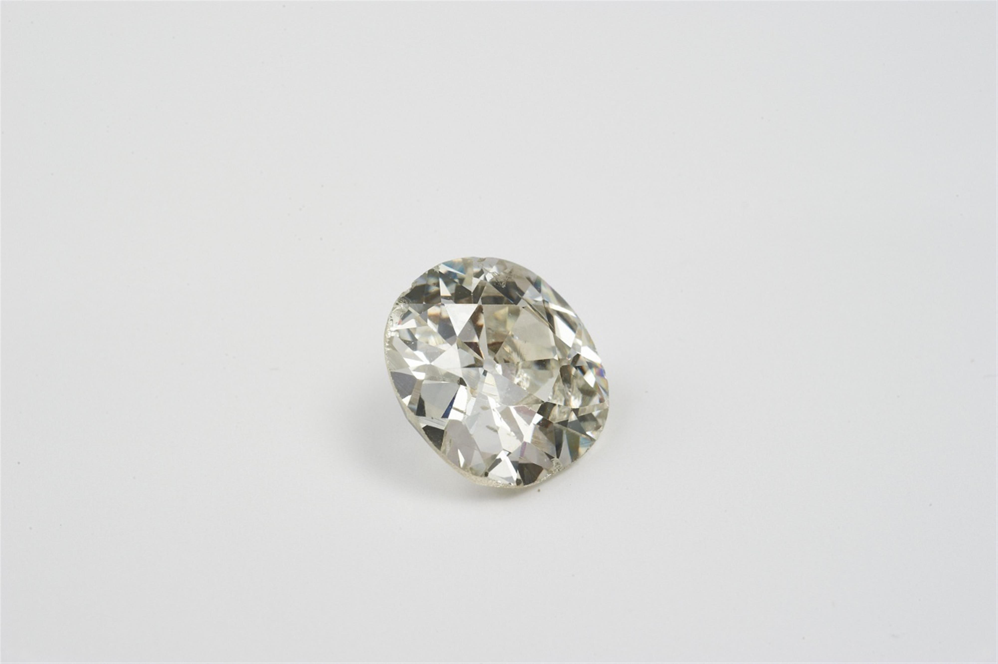 An old-cut diamond solitaire of ca. 4,51ct - image-2