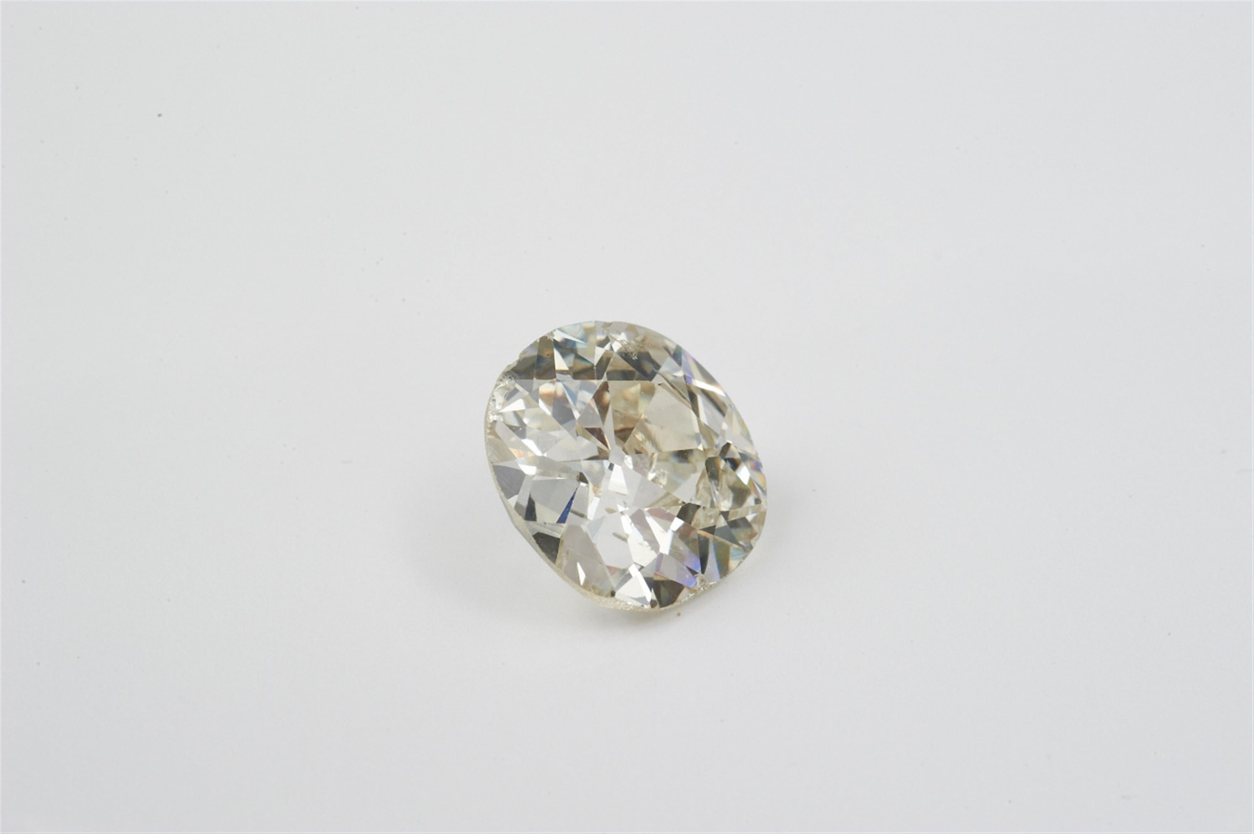An old-cut diamond solitaire of ca. 4,51ct - image-1