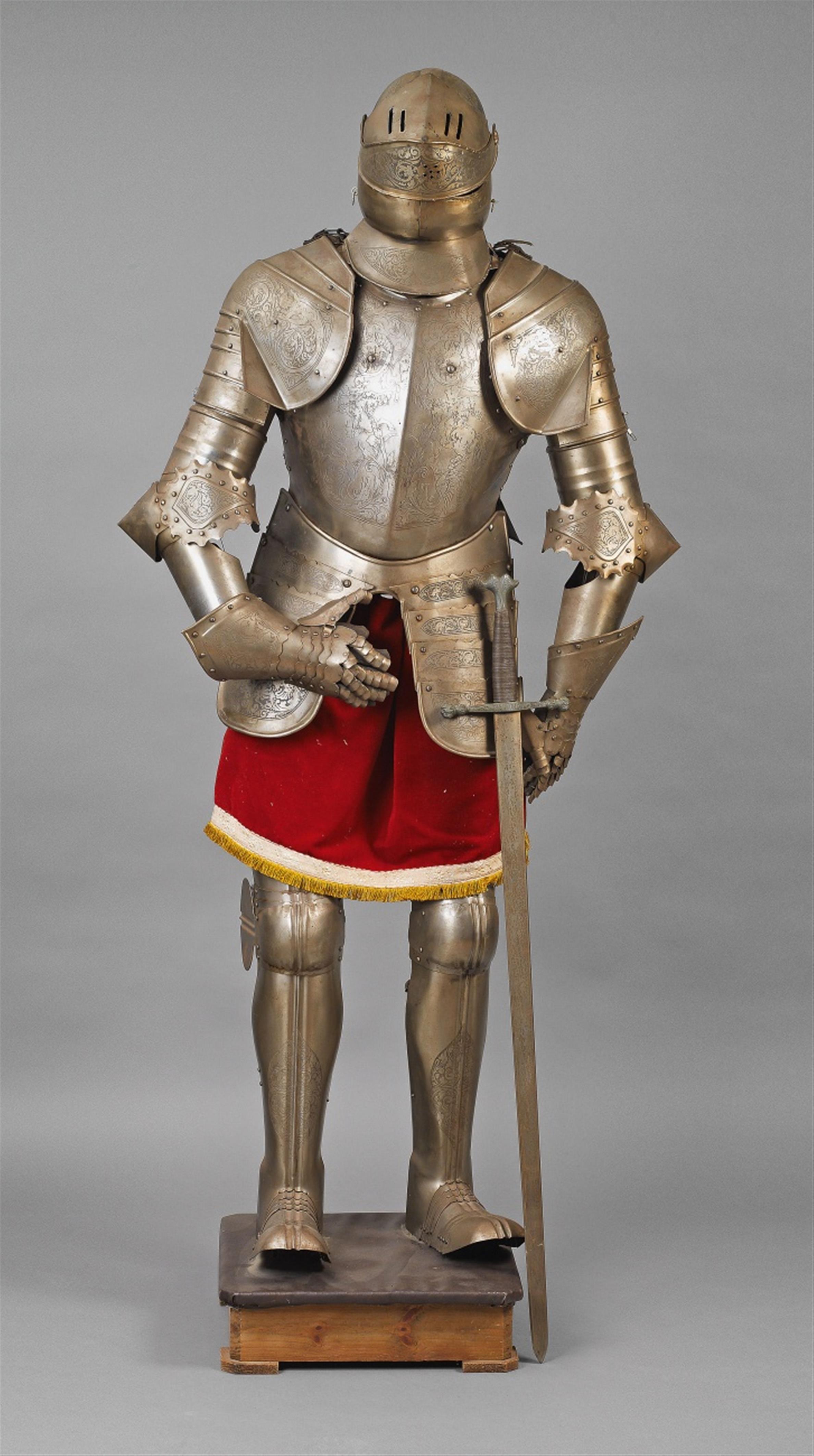 A cast iron historicist suit of armour - image-1