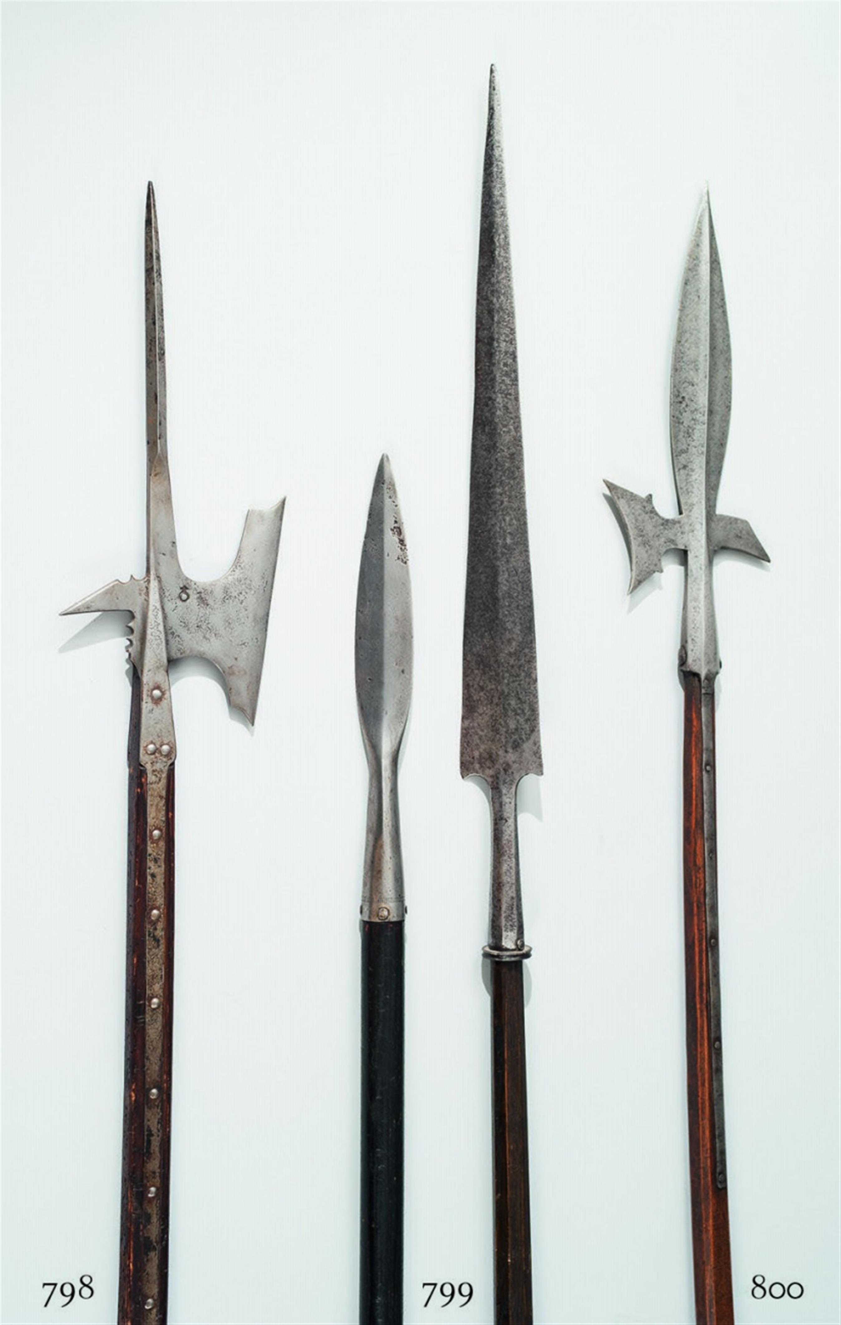 Two engraved cast iron lances - image-1