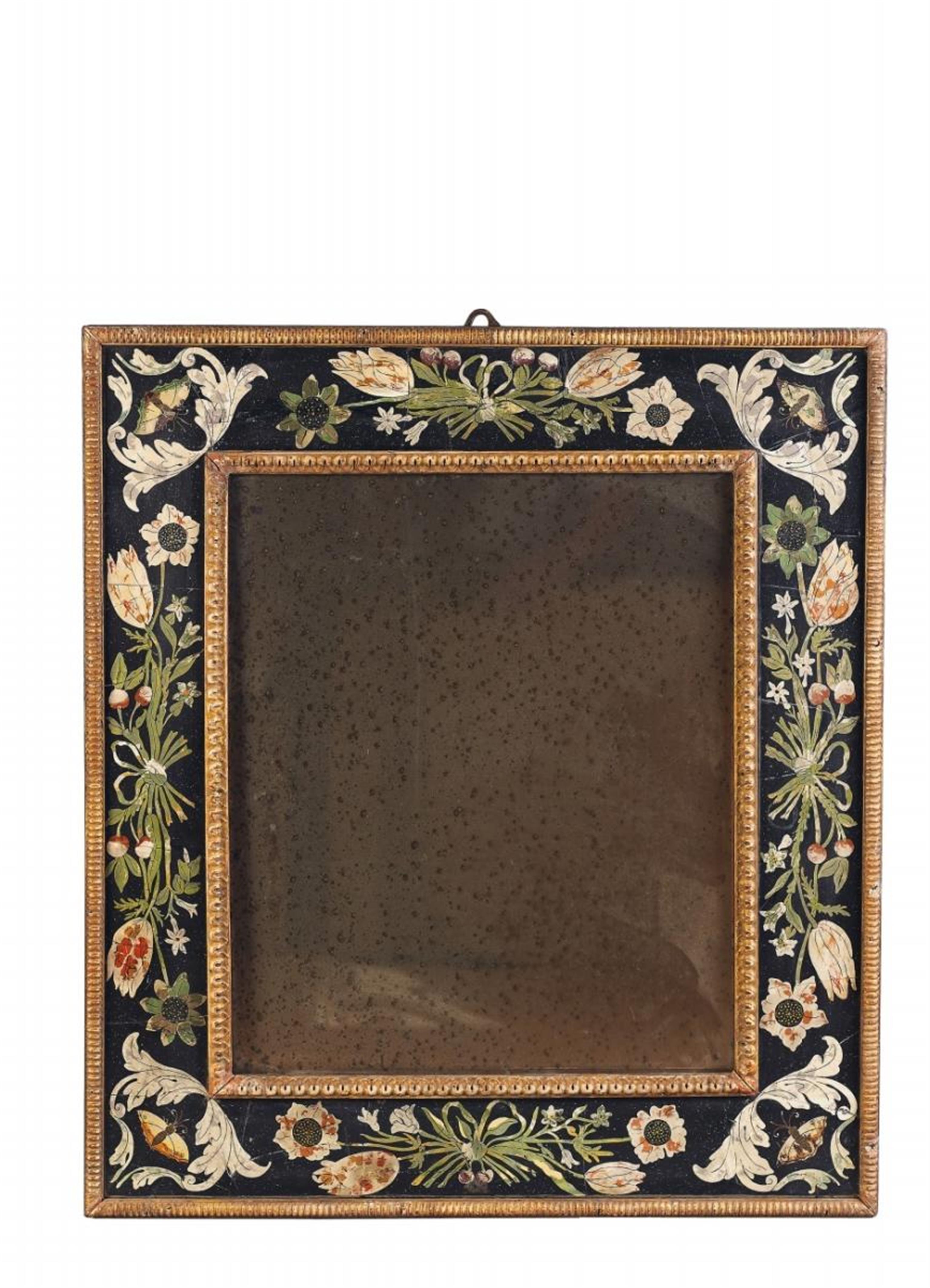 A pair of Italian 17th century style scagliola mirror frames - image-2
