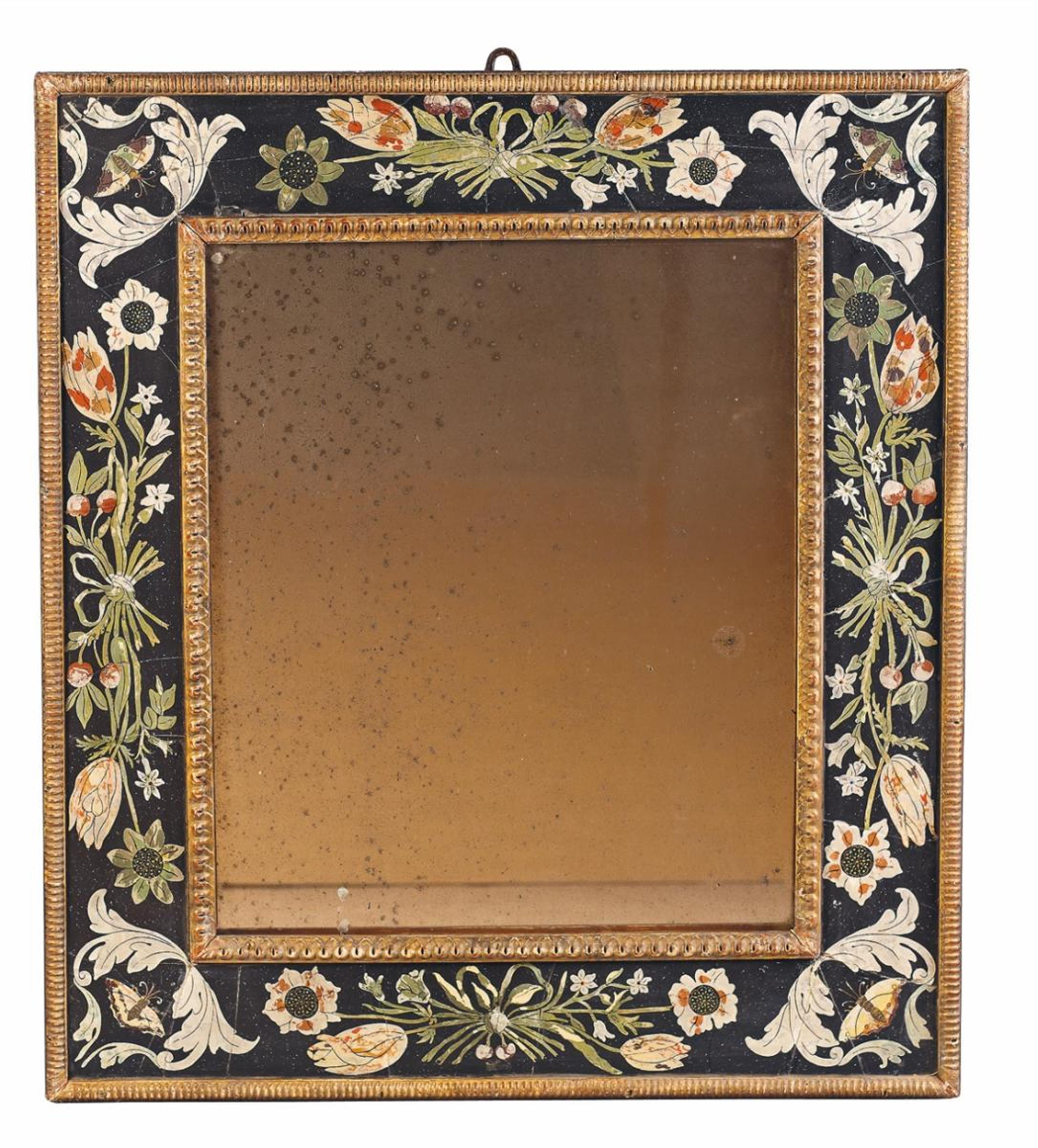 A pair of Italian 17th century style scagliola mirror frames - image-3