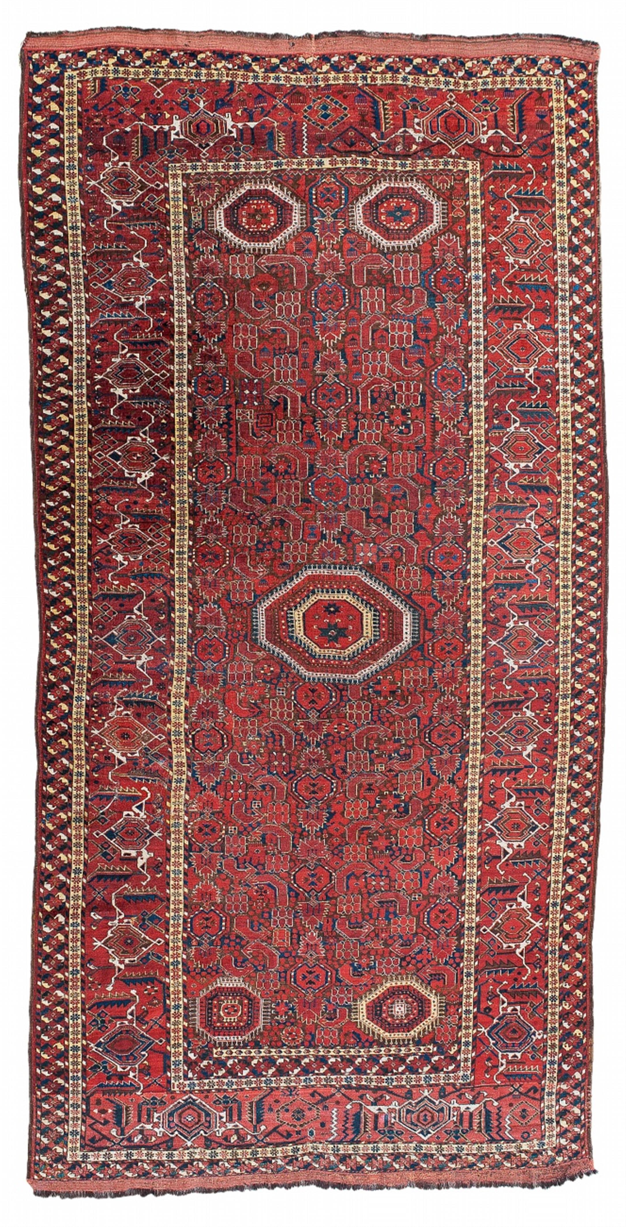 A Turkmenian beshir rug - image-1