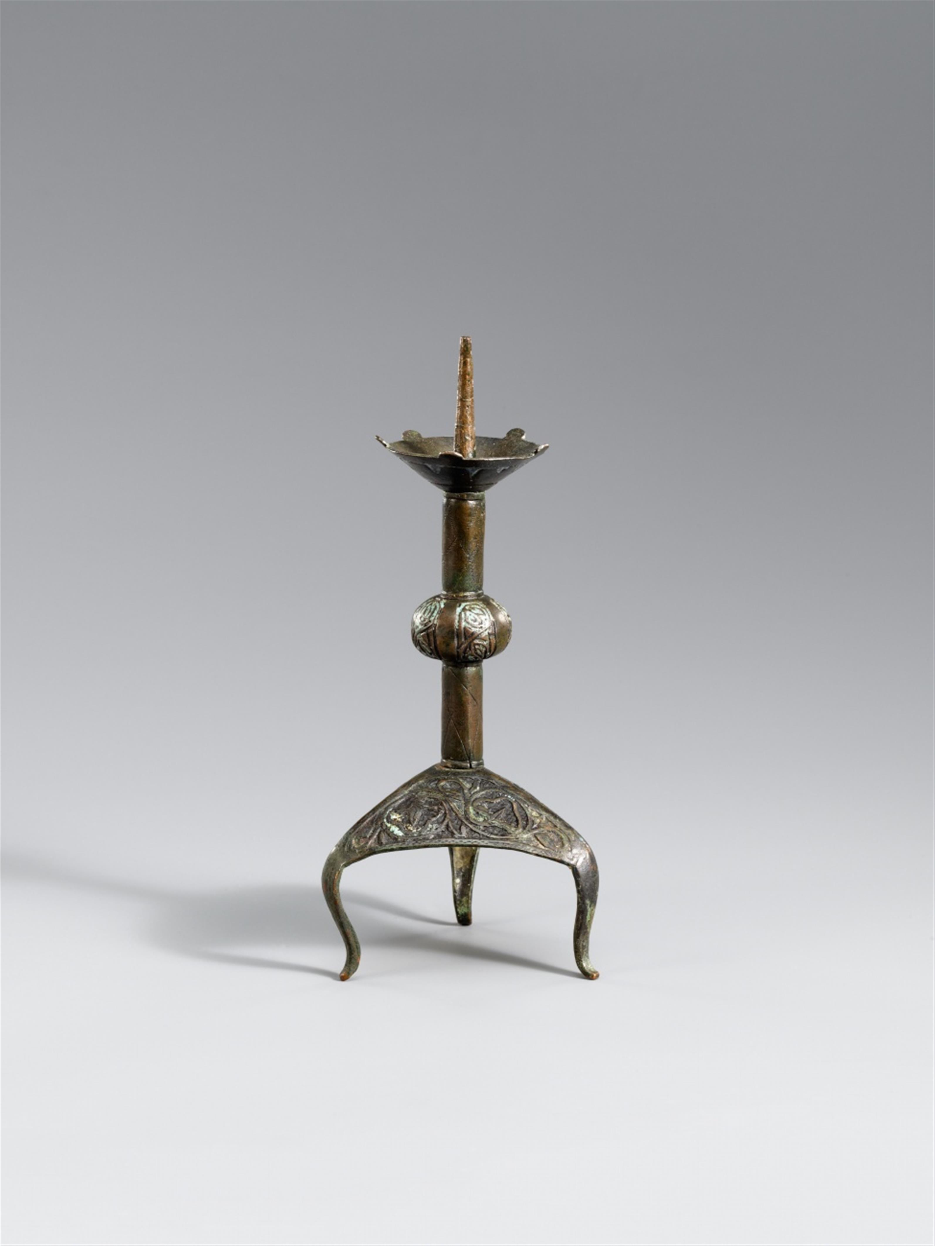 Limoges 1st half 13th century - A Limoges enamel candlestick, first half 13th century - image-1