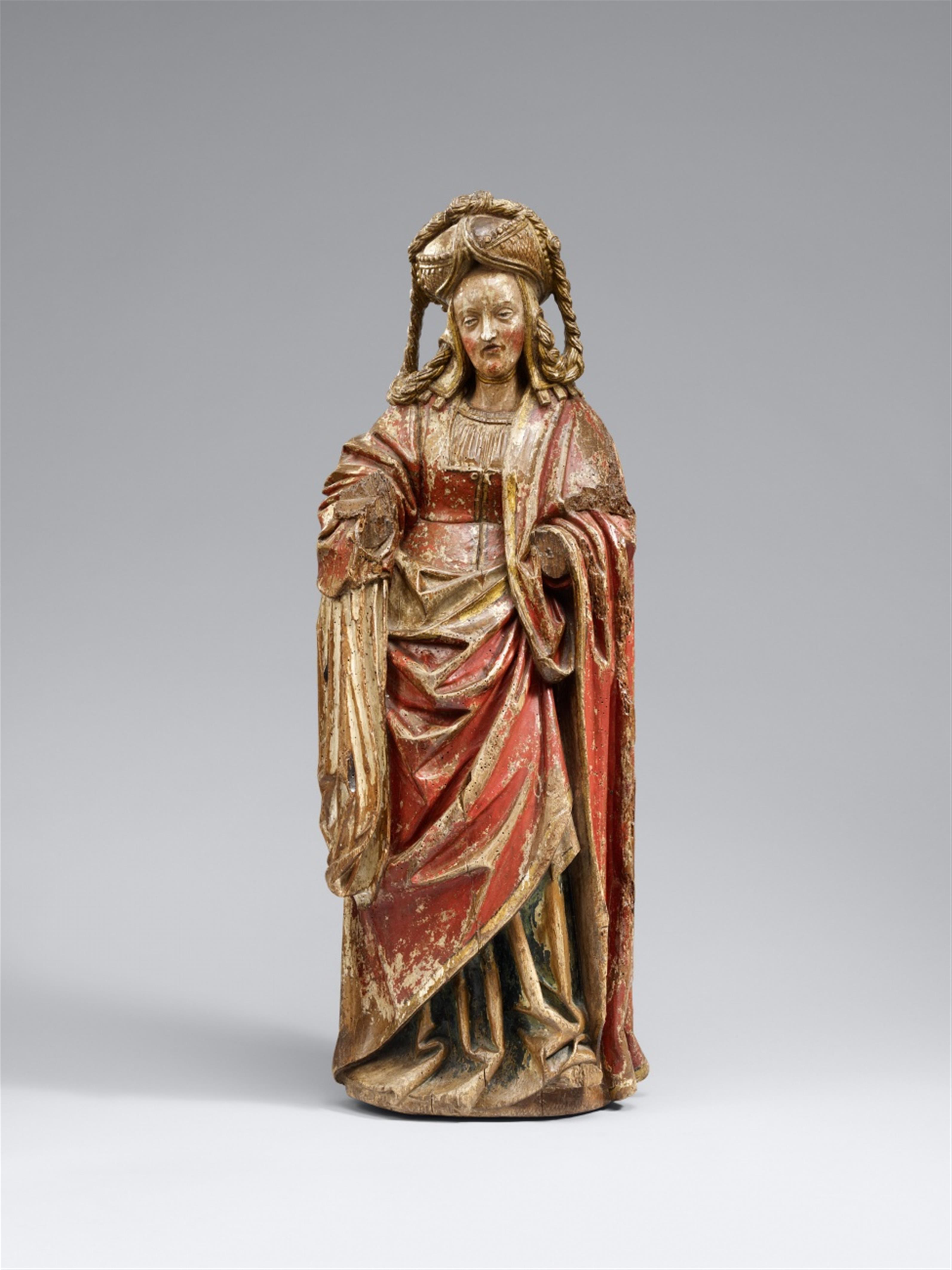 Probably Utrecht circa 1530/1540 - A probably Utrecht wooden figure of Saint Mary Magdalene, circa 1530/40 - image-1