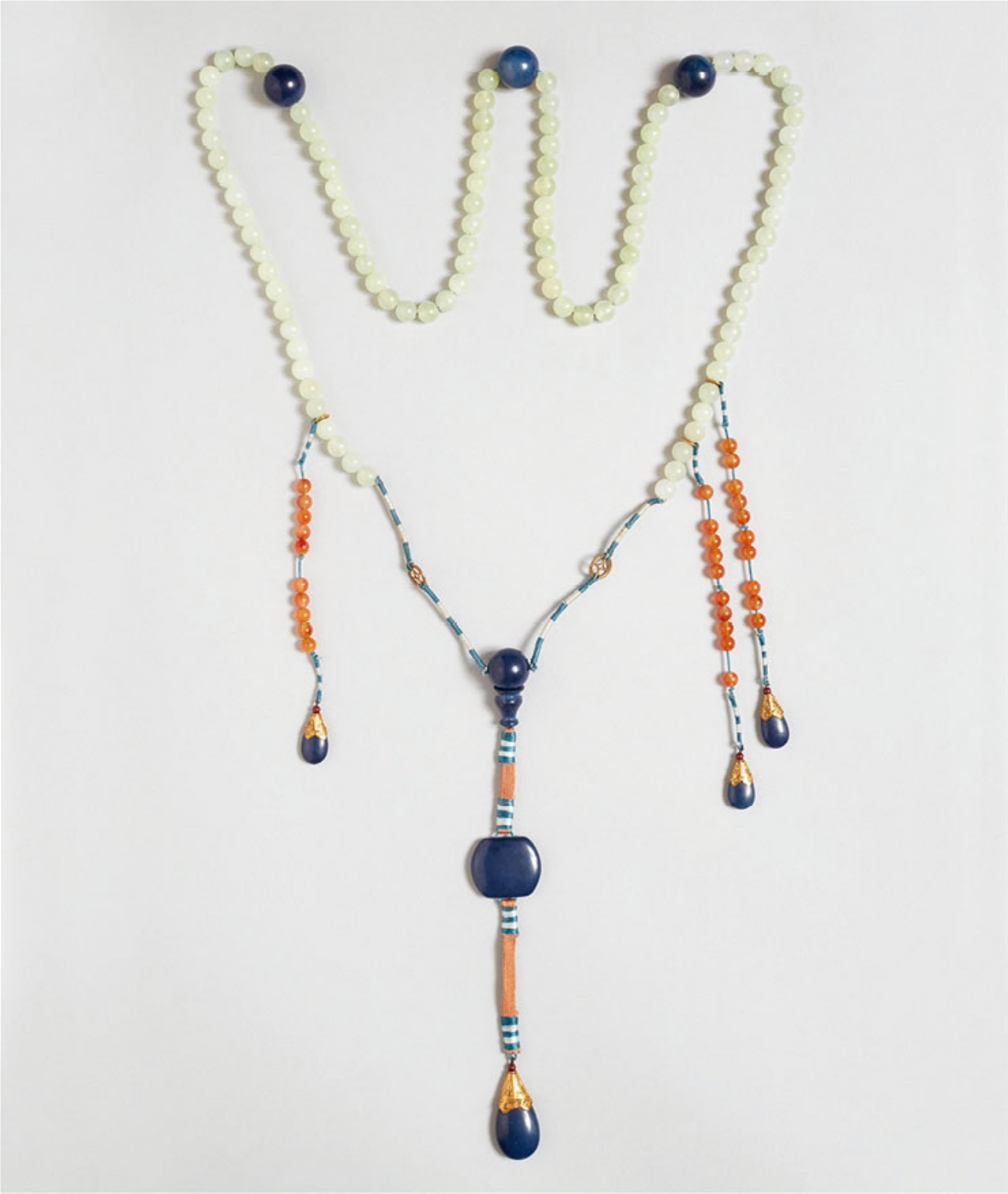 A long court necklace (chaozhu). Early 20th century - image-1