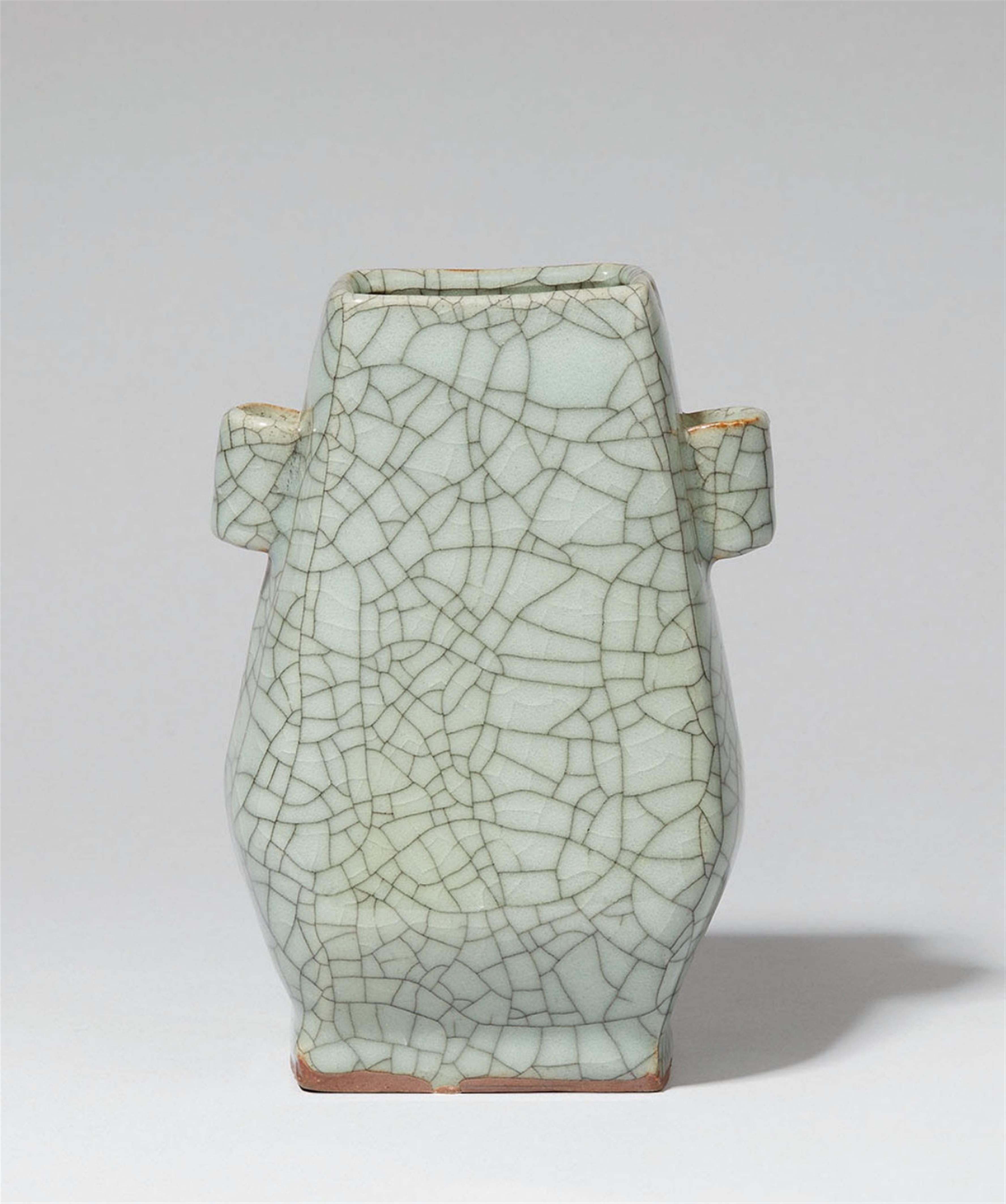 Vase von fanghu-Form. 20. Jh. - image-1