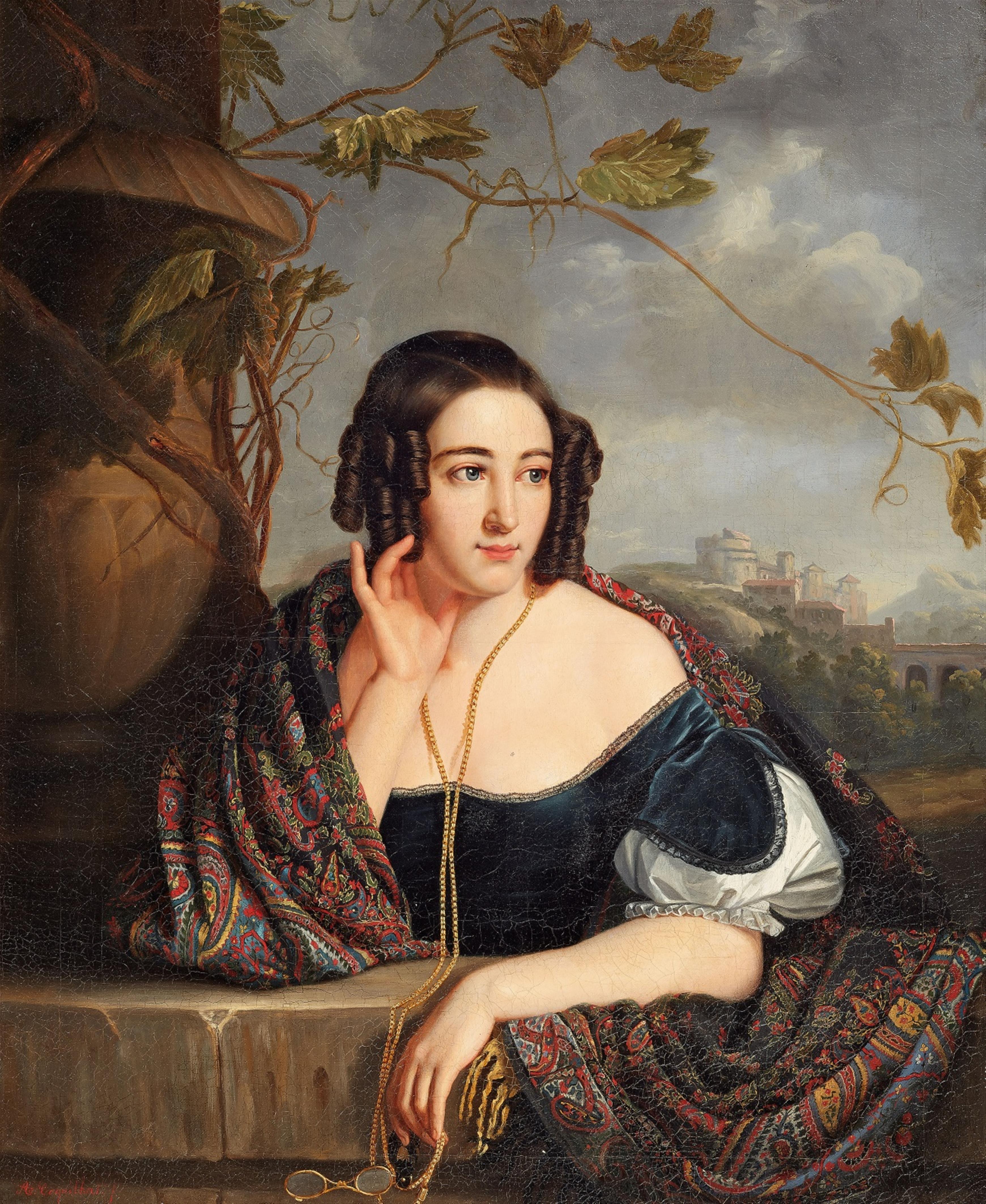 A. Coquilhat - Portrait Alexandra Amalie Prinzessin von Bayern (?) - image-1