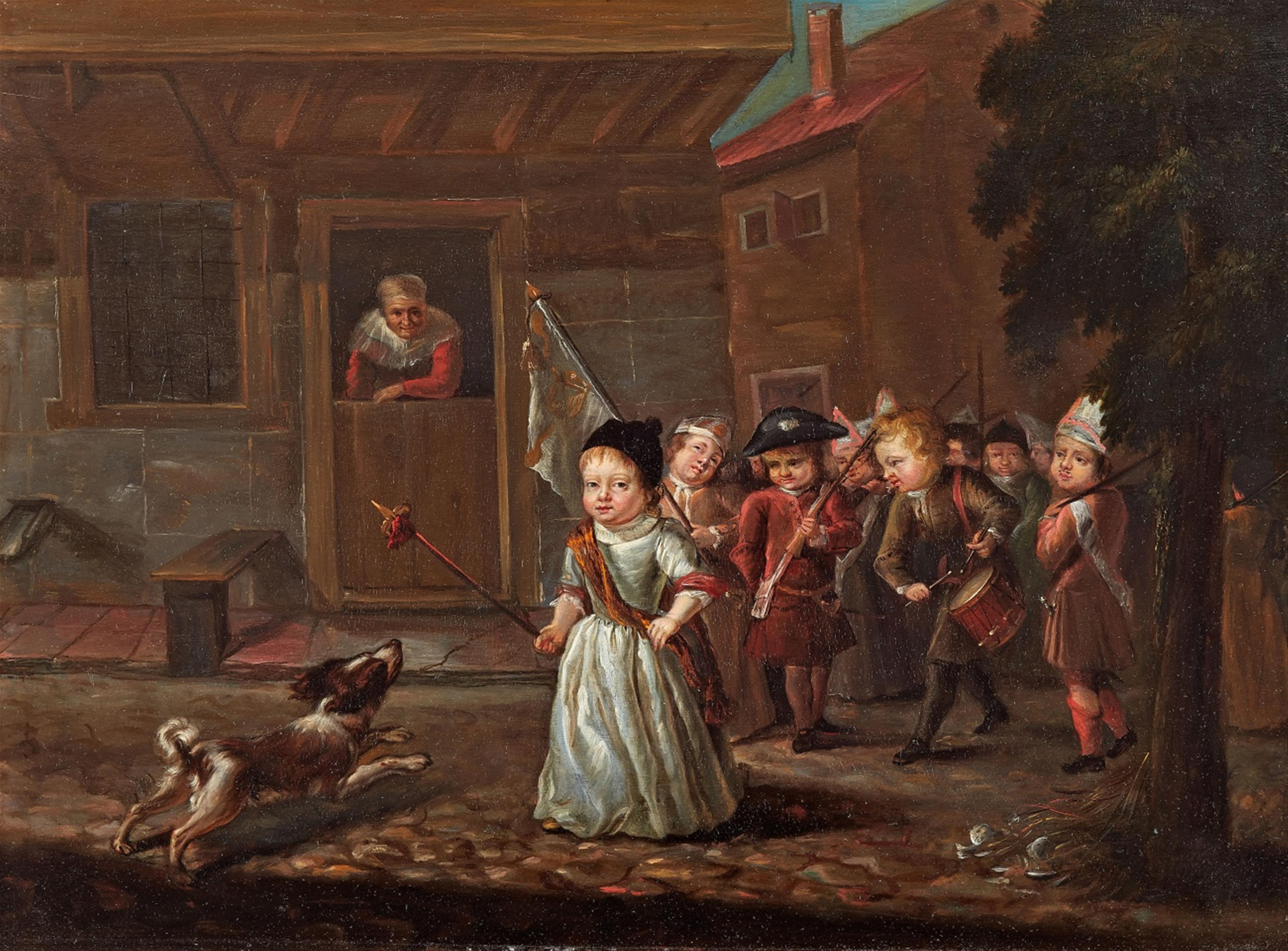 German School, late 17th century - Children Playing - image-1