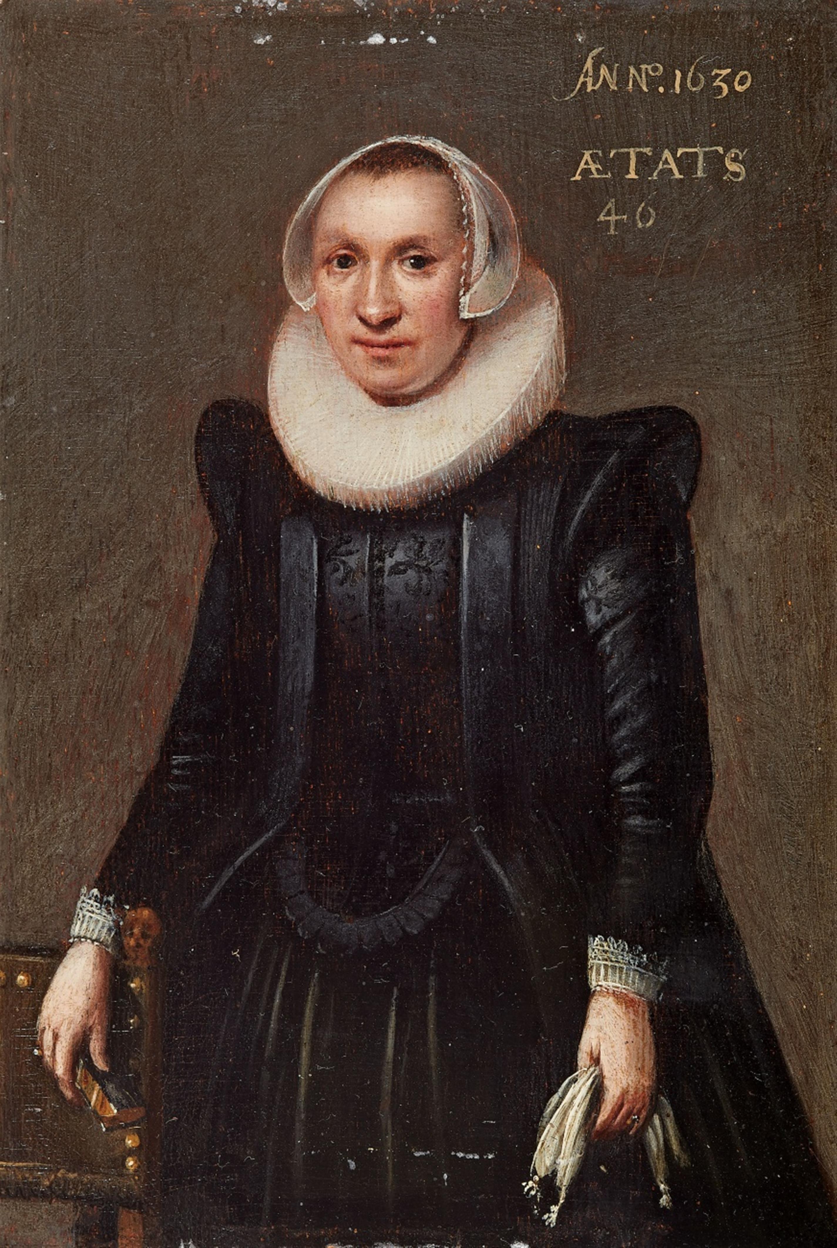 Flemish School, 1st half 17th century - Portrait of a Patrician Lady - image-1