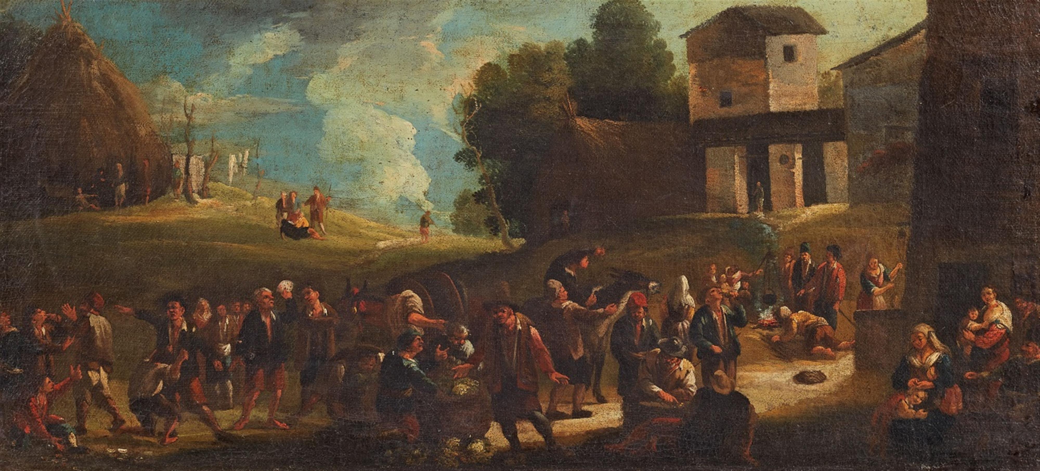 North Italian School, 18th century - Village Fete - image-1