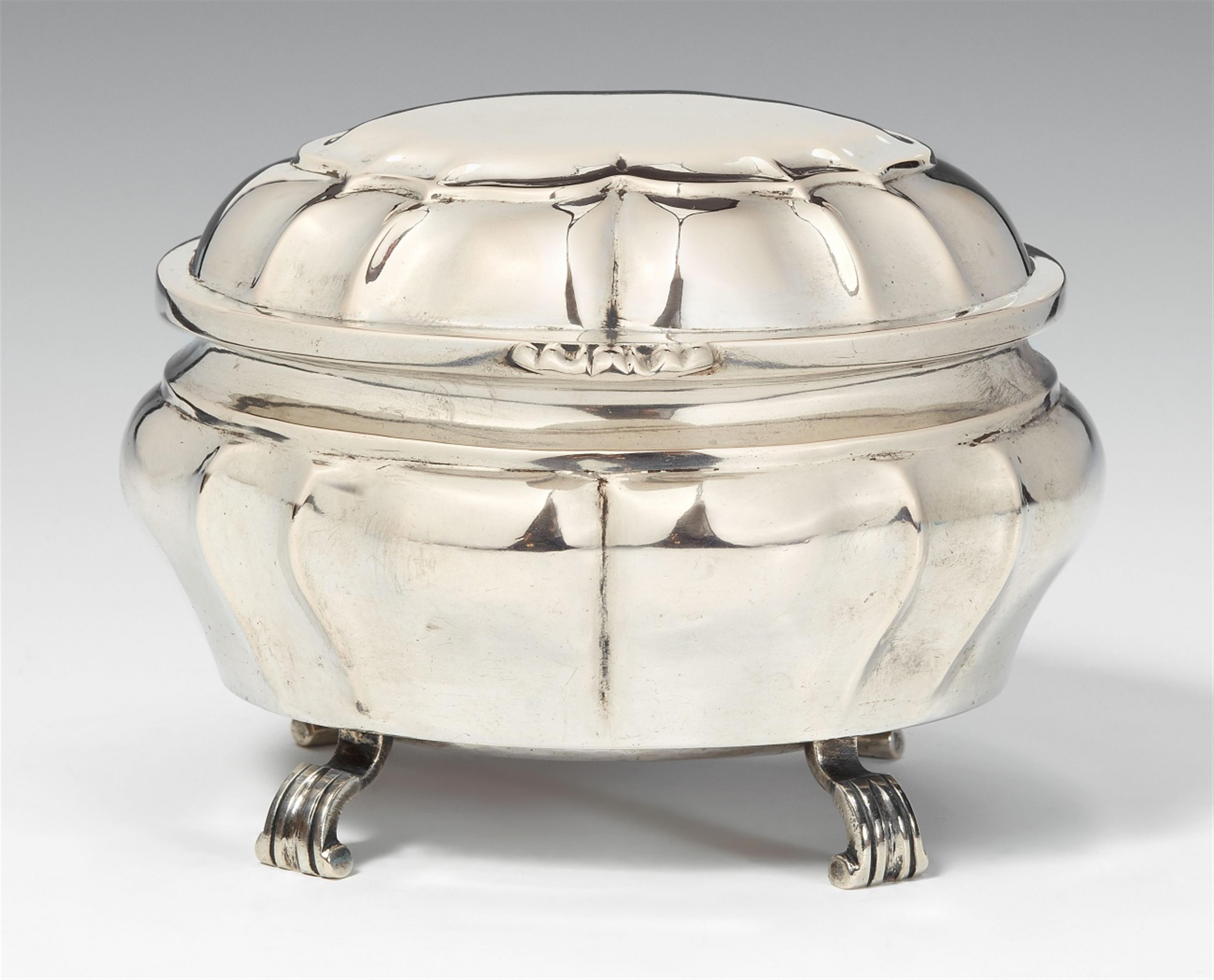 A Dessau silver sugar box. No maker's mark, ca. 1760. - image-1