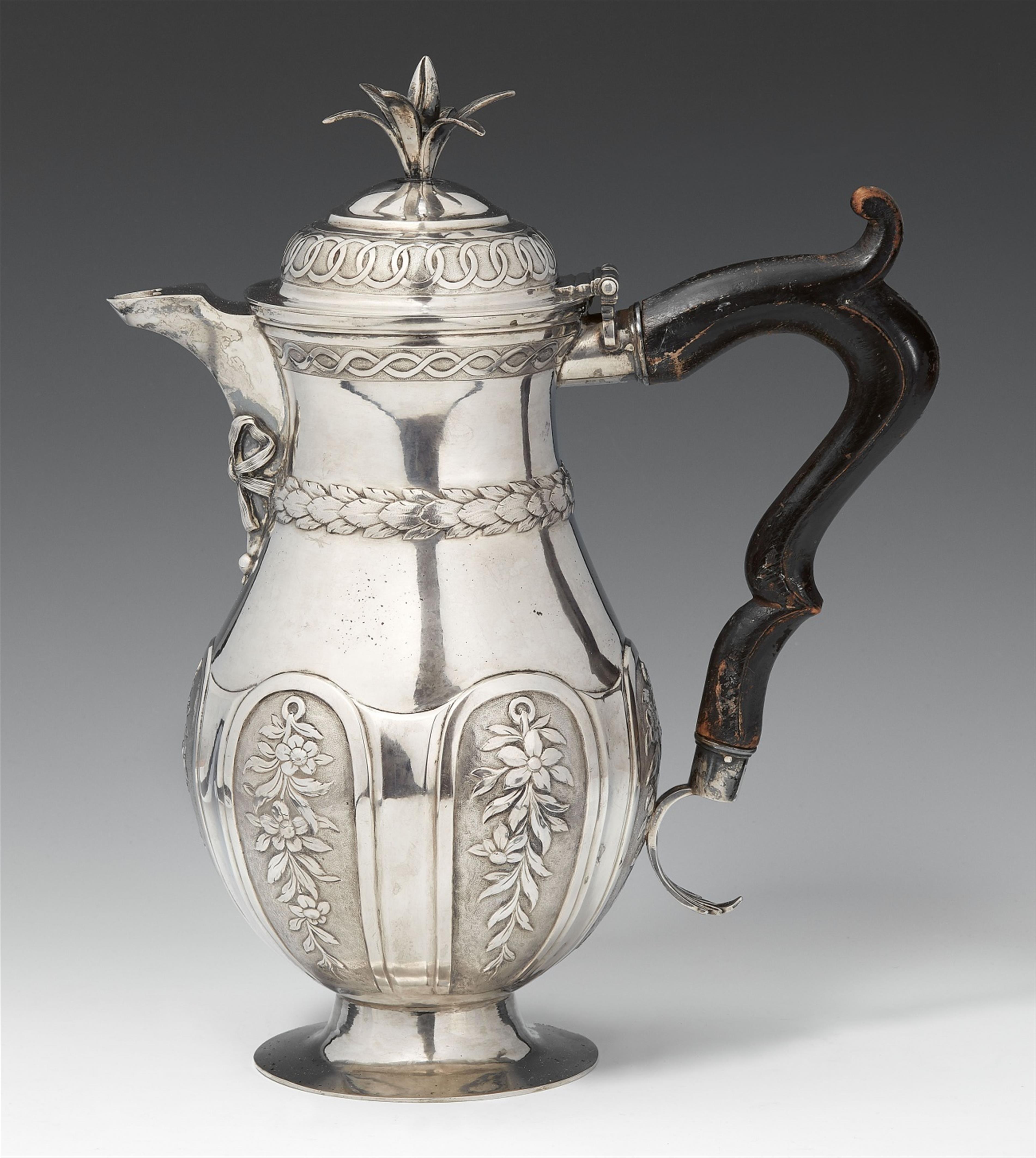 A large Hildesheim silver coffee pot - image-1