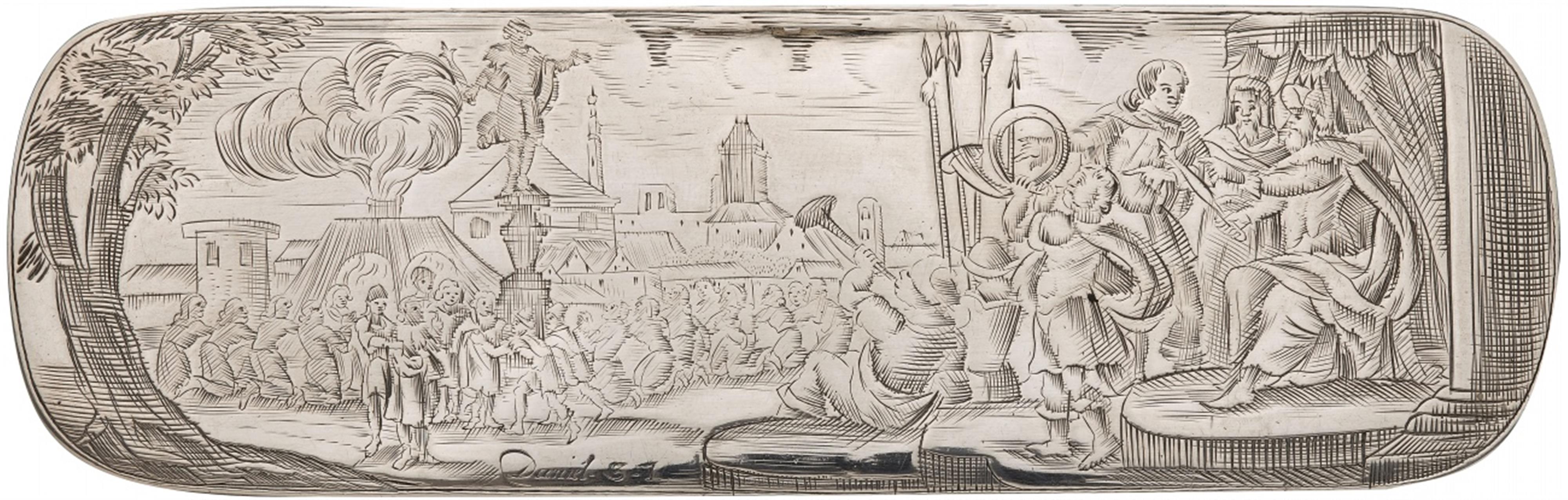 An Amsterdam silver tabatiere. Marks of Leendert Beekhuysen, 1744. - image-3