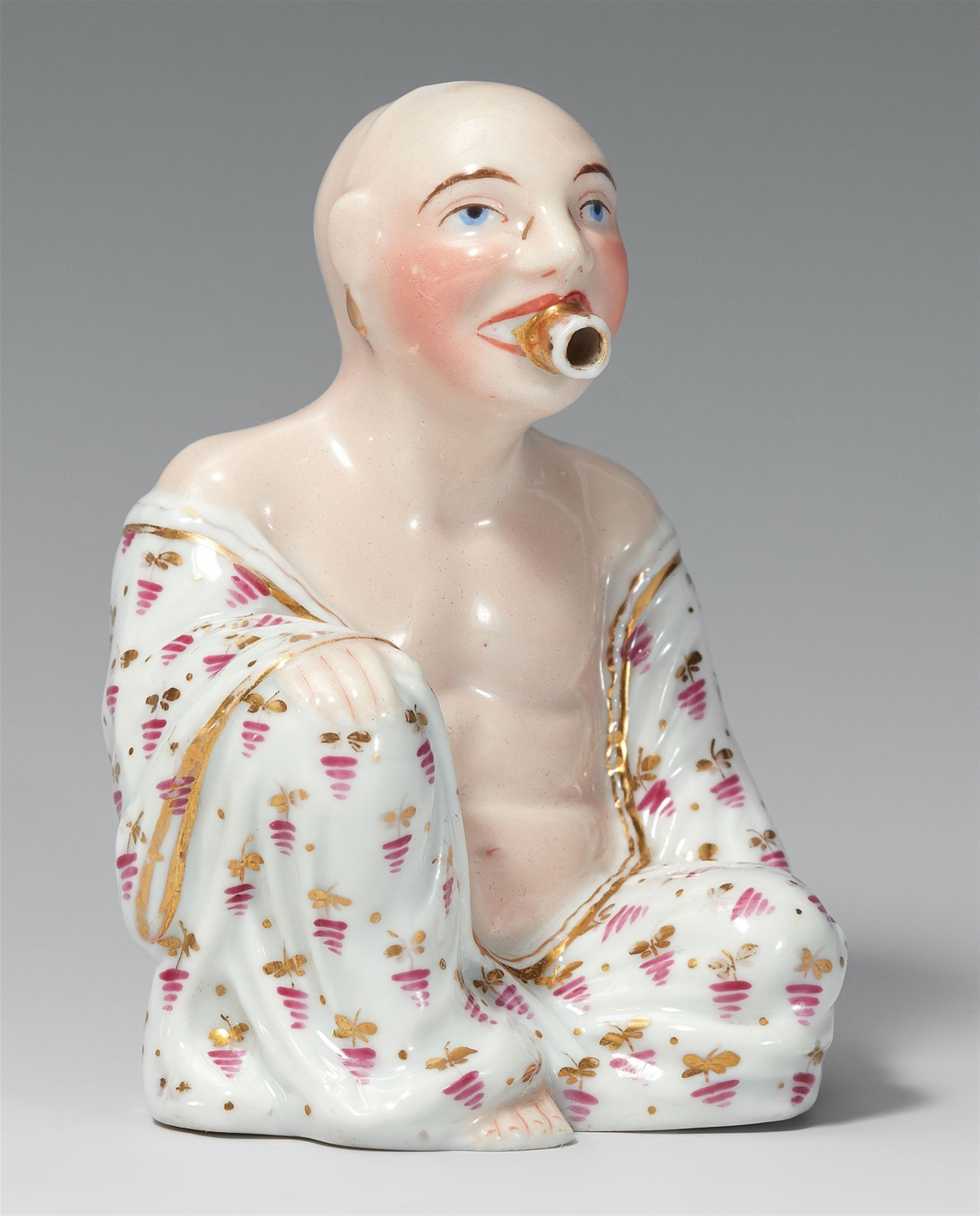 A Meissen porcelain smoking pagode figure - image-1