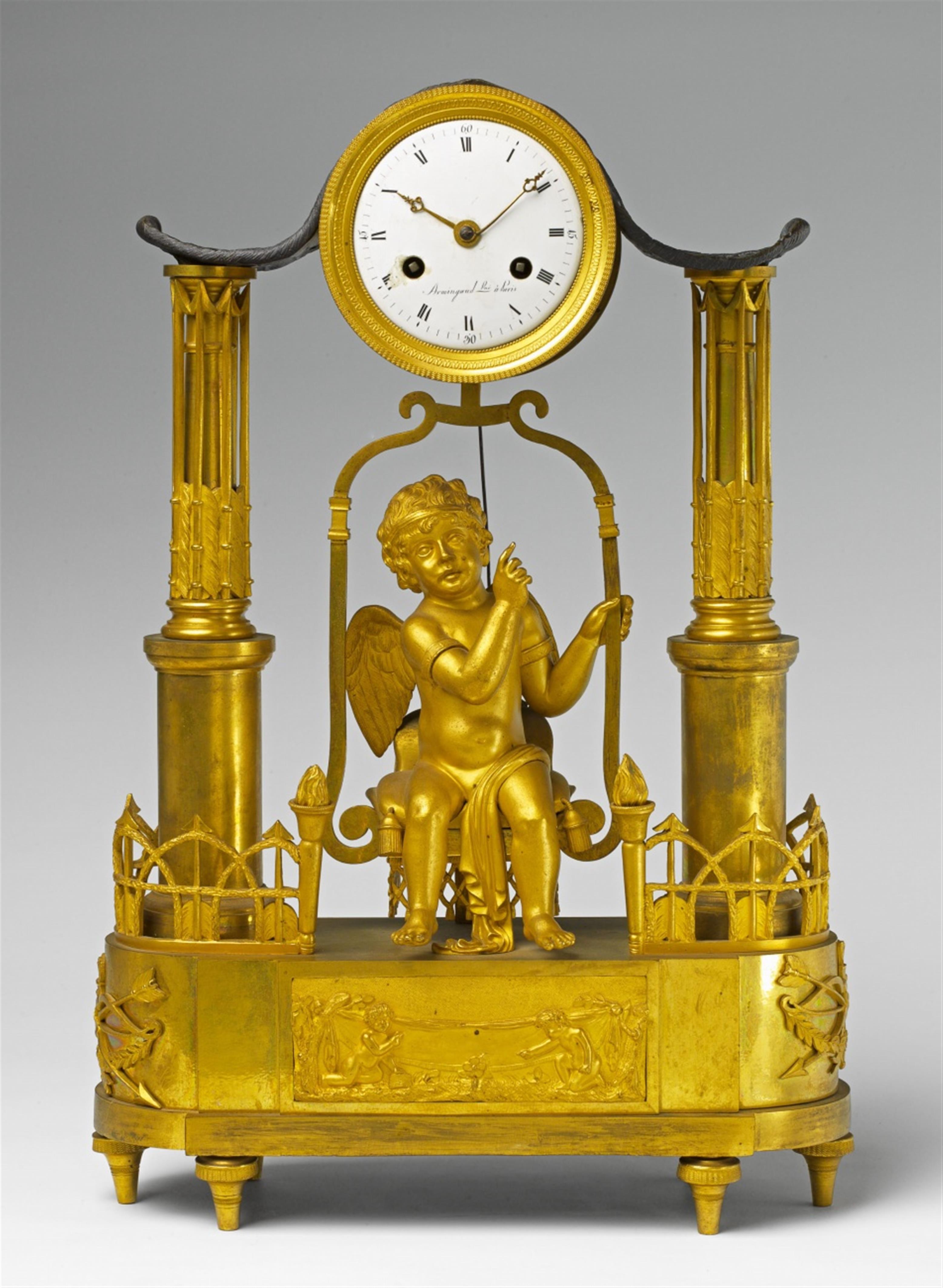 A Parisian Empire pendulum clock - image-1