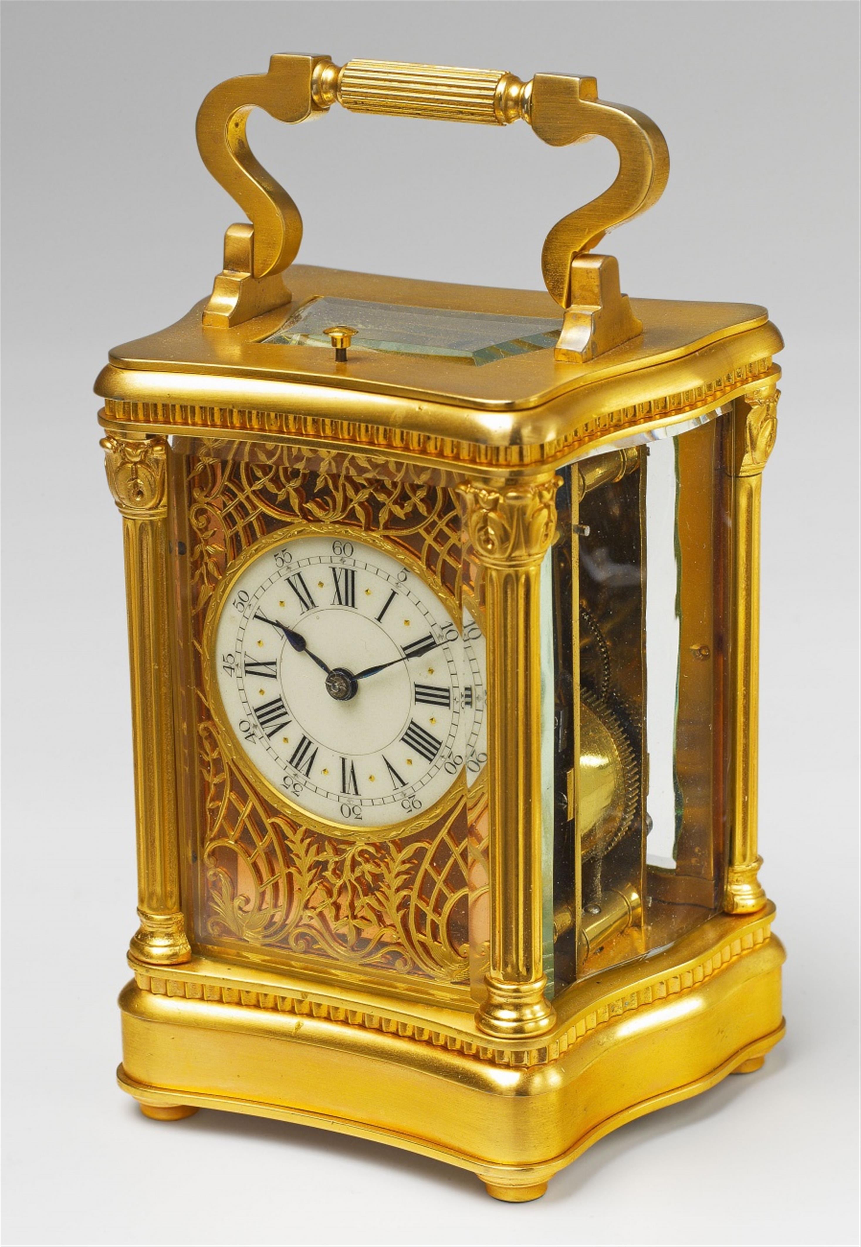 A Victorian travel alarm clock - image-1