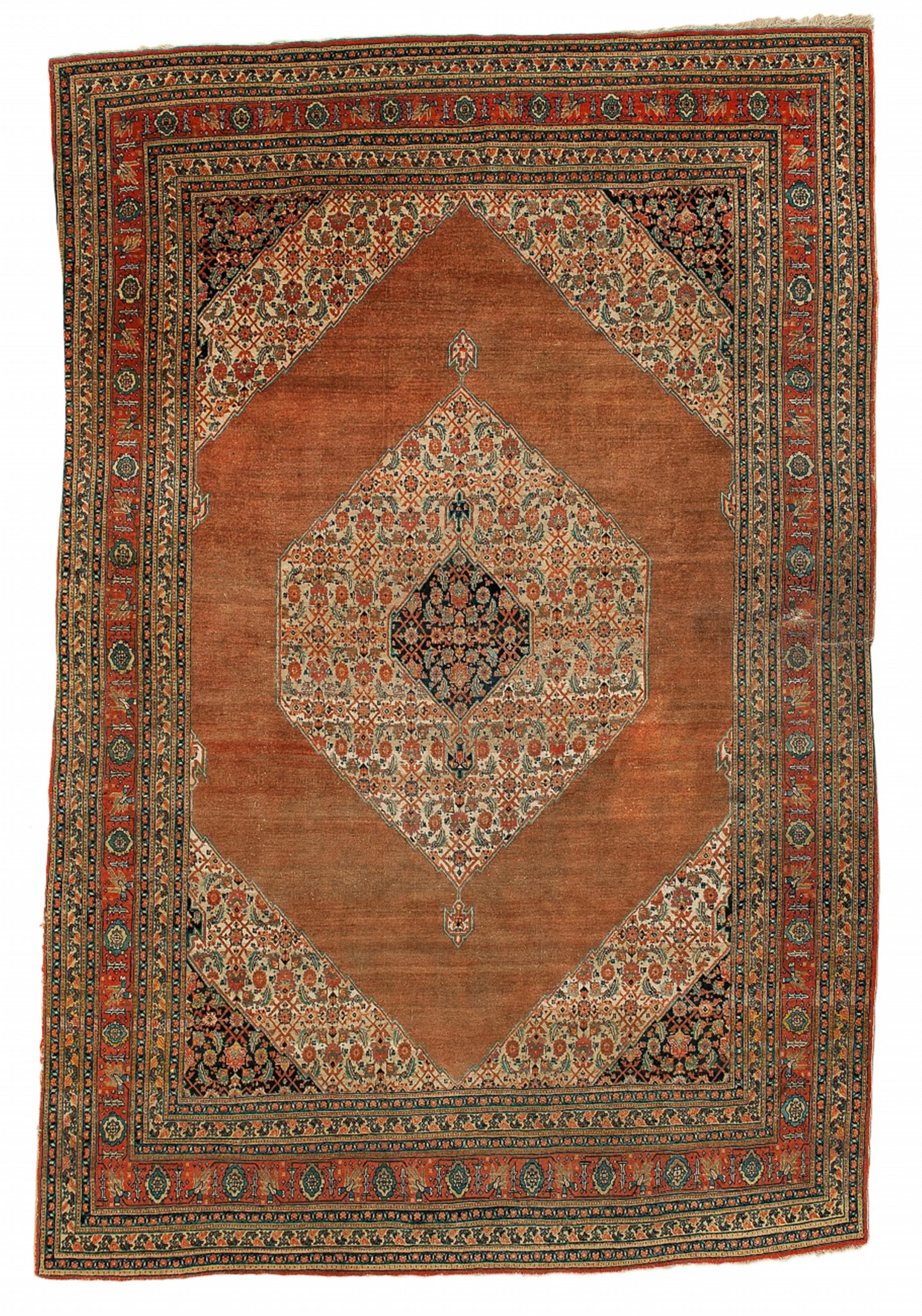 A North West Iranian Tabriz medallion carpet - image-1