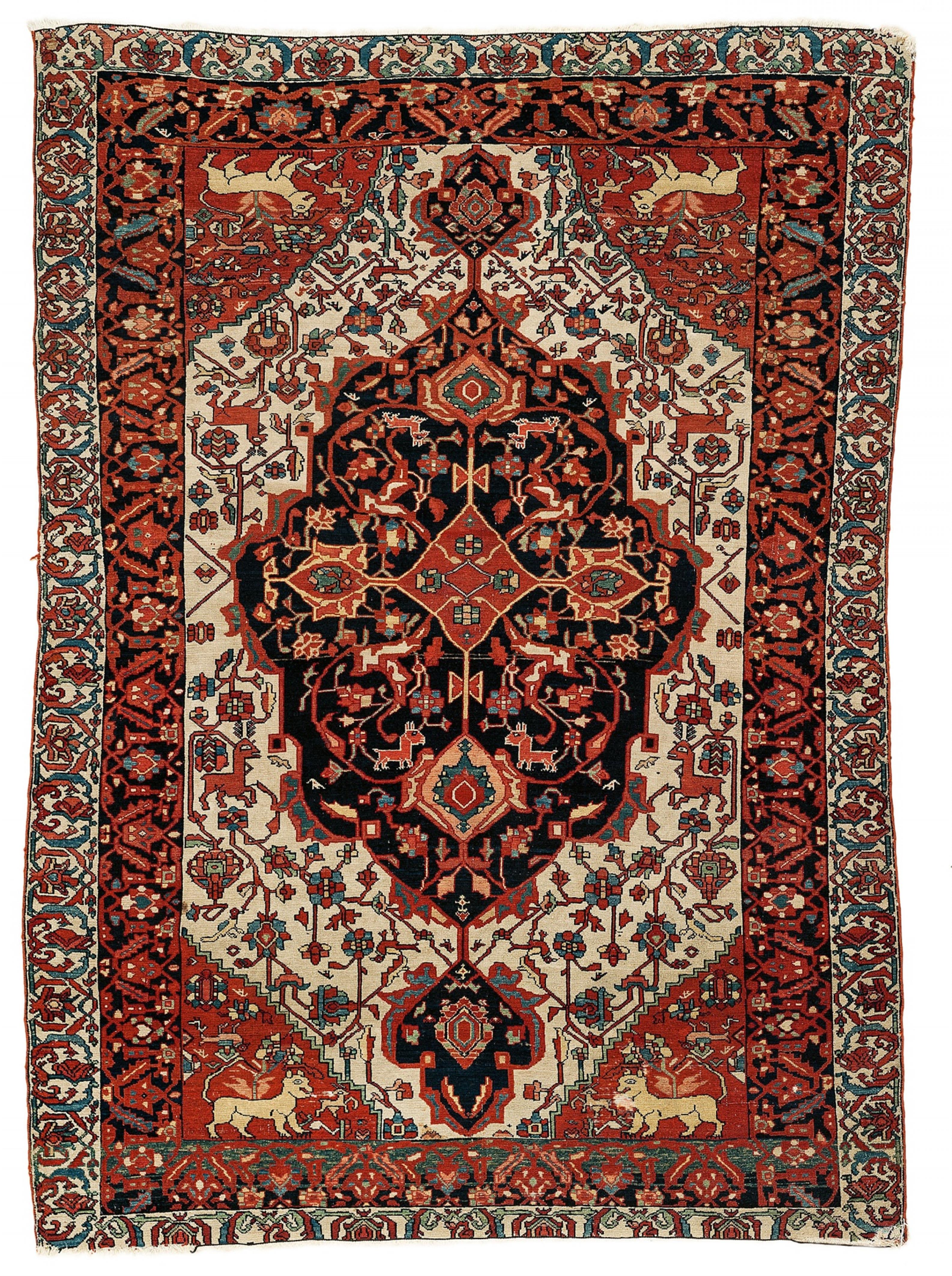 A small North West Iranian Heriz carpet - image-1