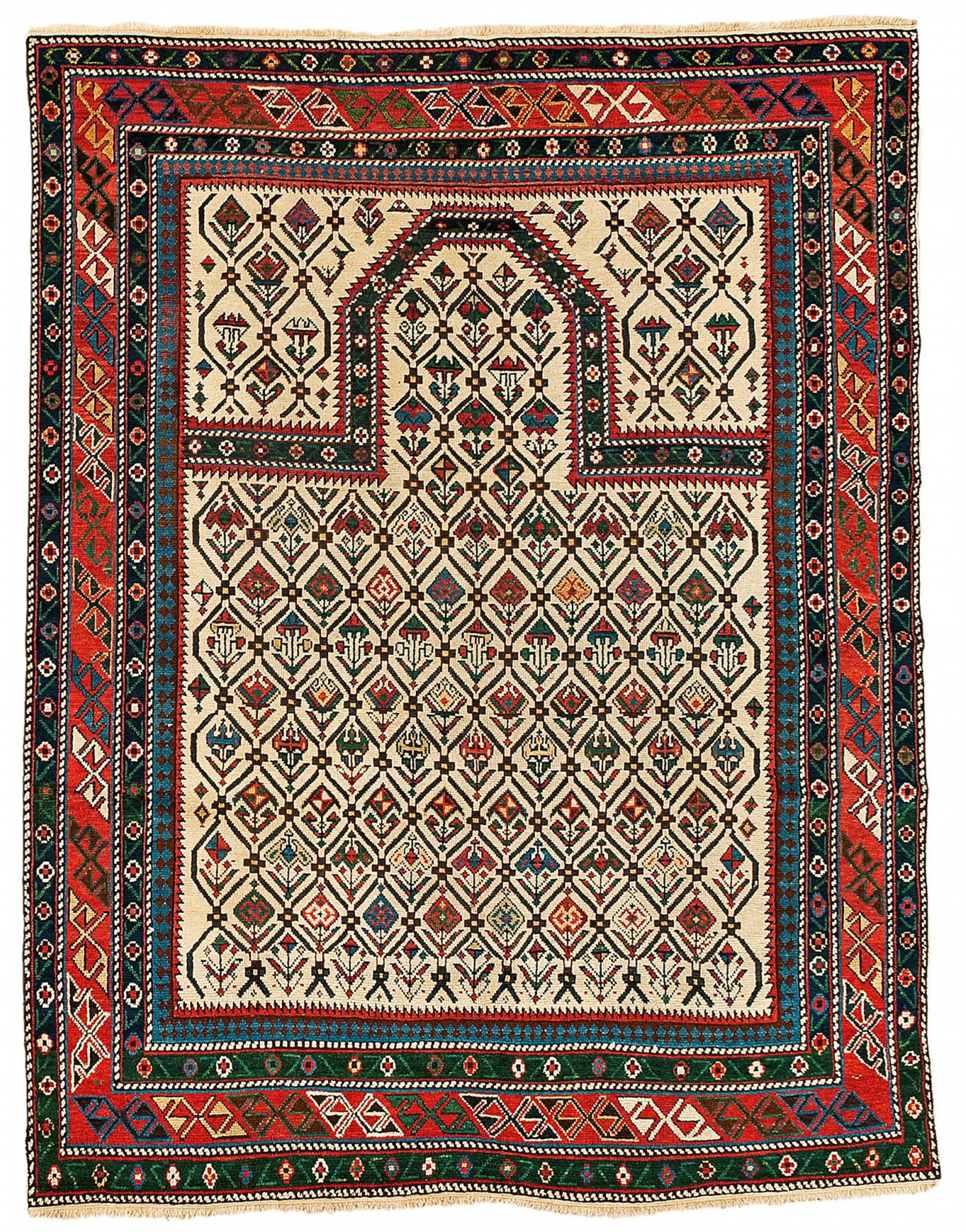 A Caucasian Shirvan prayer rug - image-1