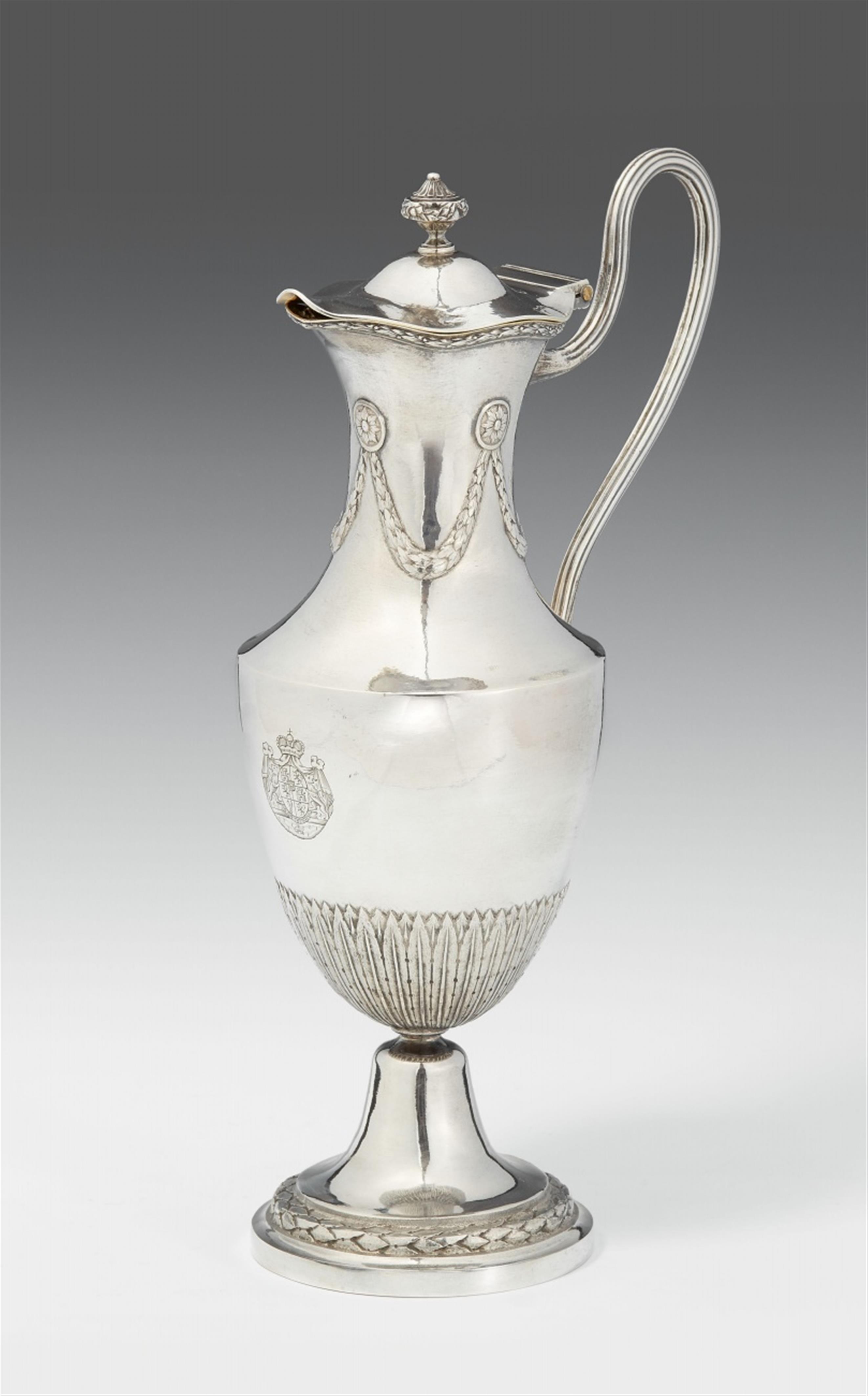 An Augsburg silver wine decanter made for the Princes of Thurn and Taxis - image-1