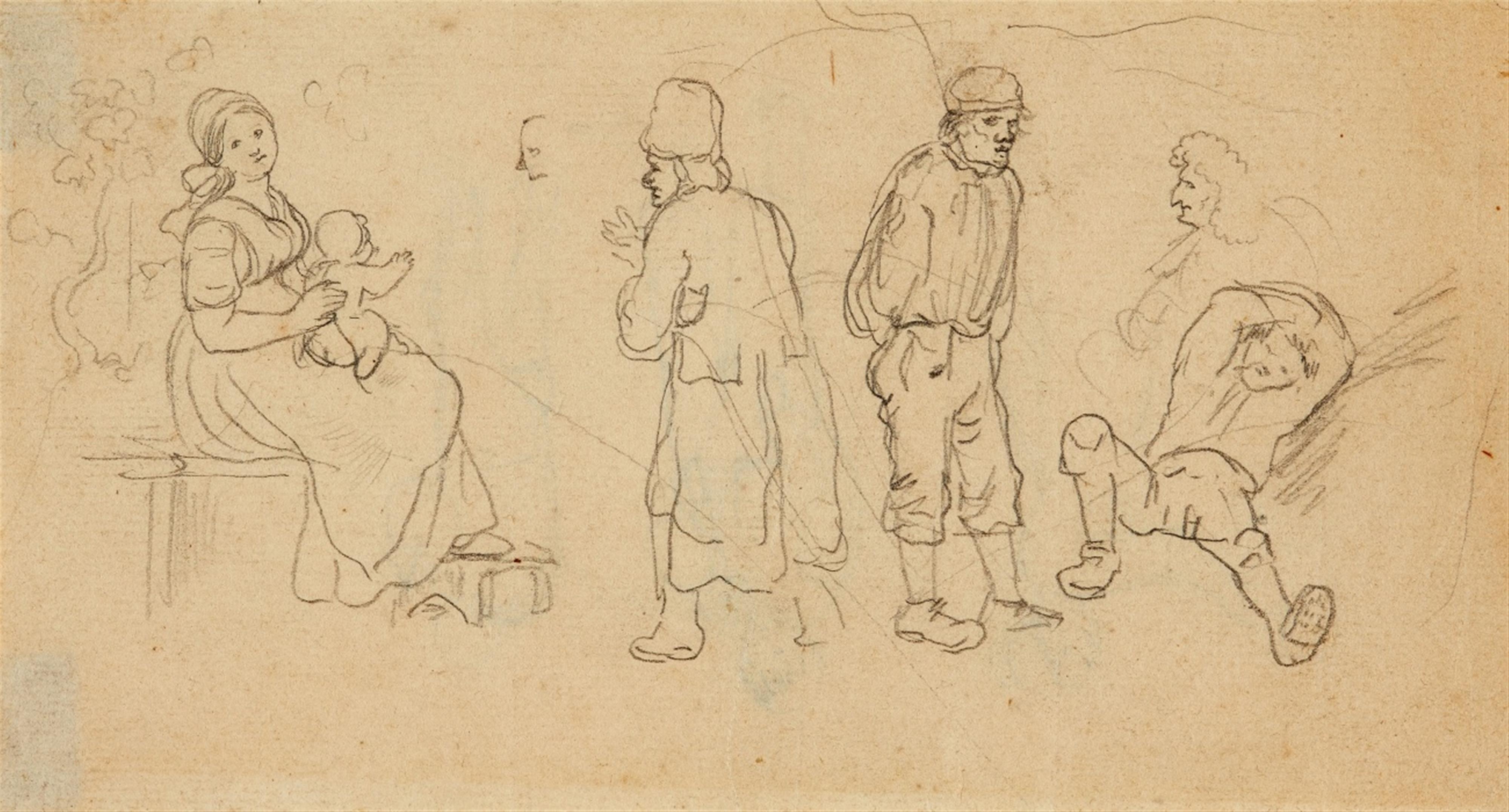 Ludwig Richter - Two Sketches - image-1