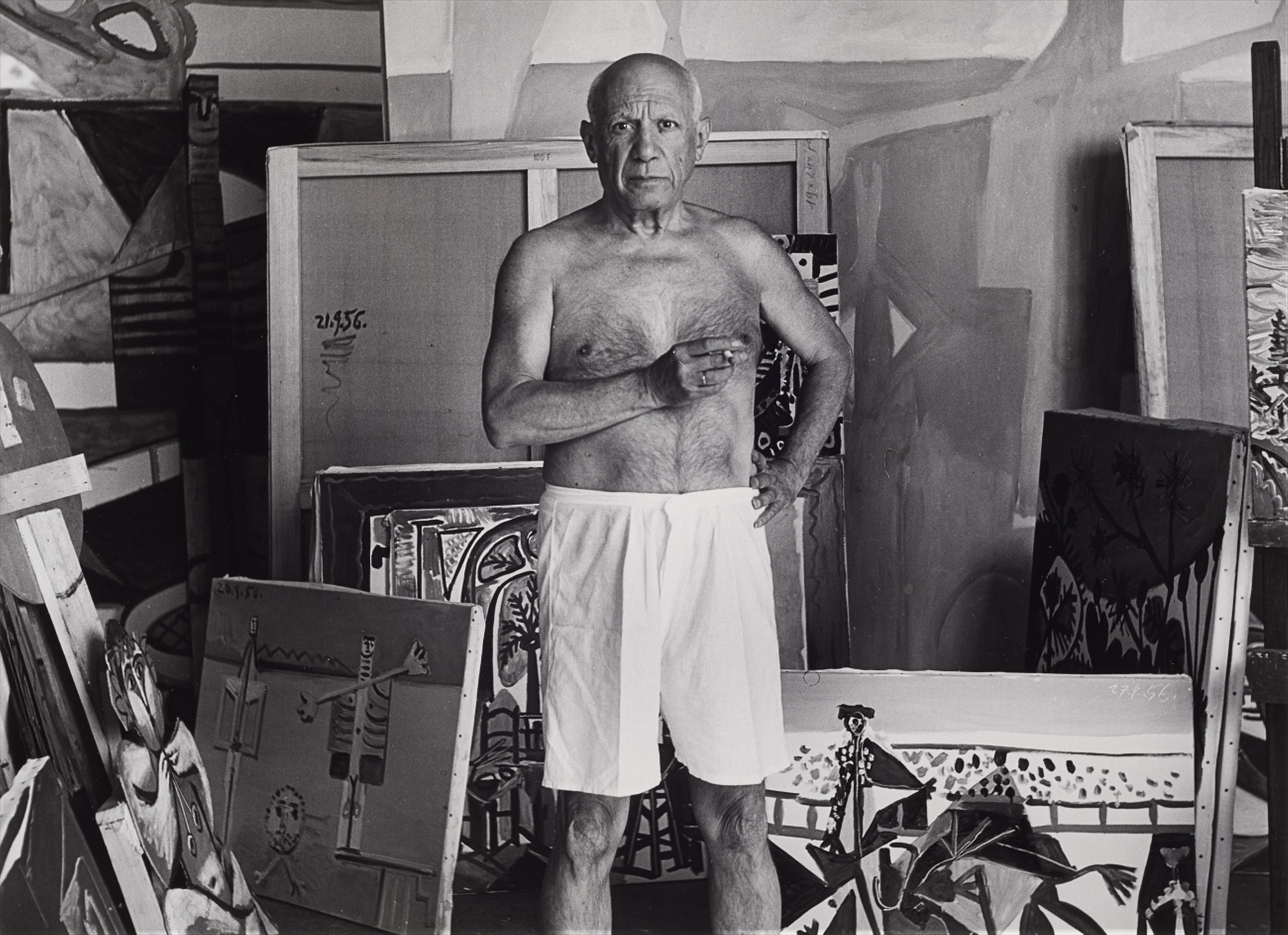 André Villers - Picasso dans son atelier - image-1