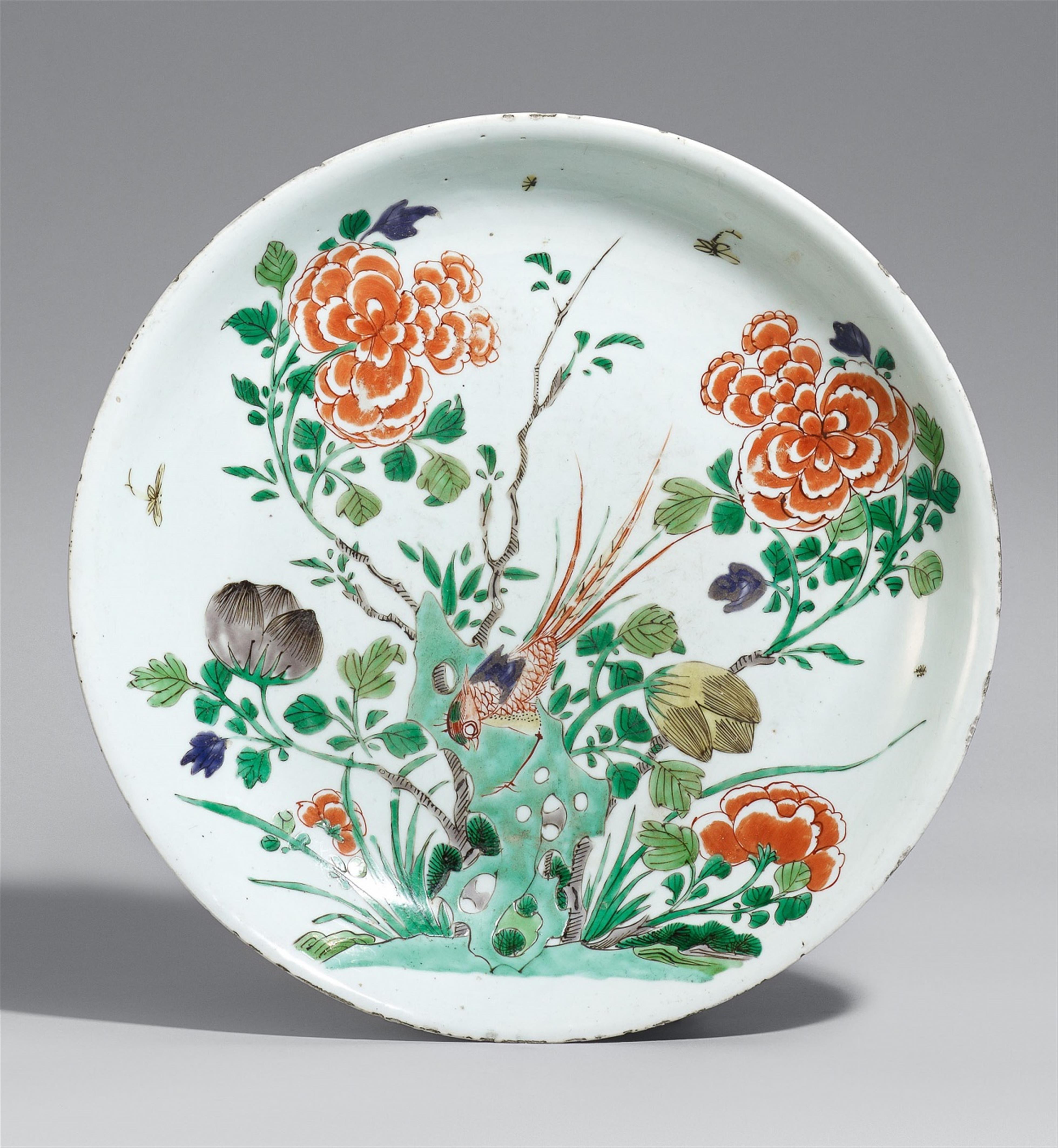 Große wucai-Schale. Kangxi-Periode (1662-1722) - image-1