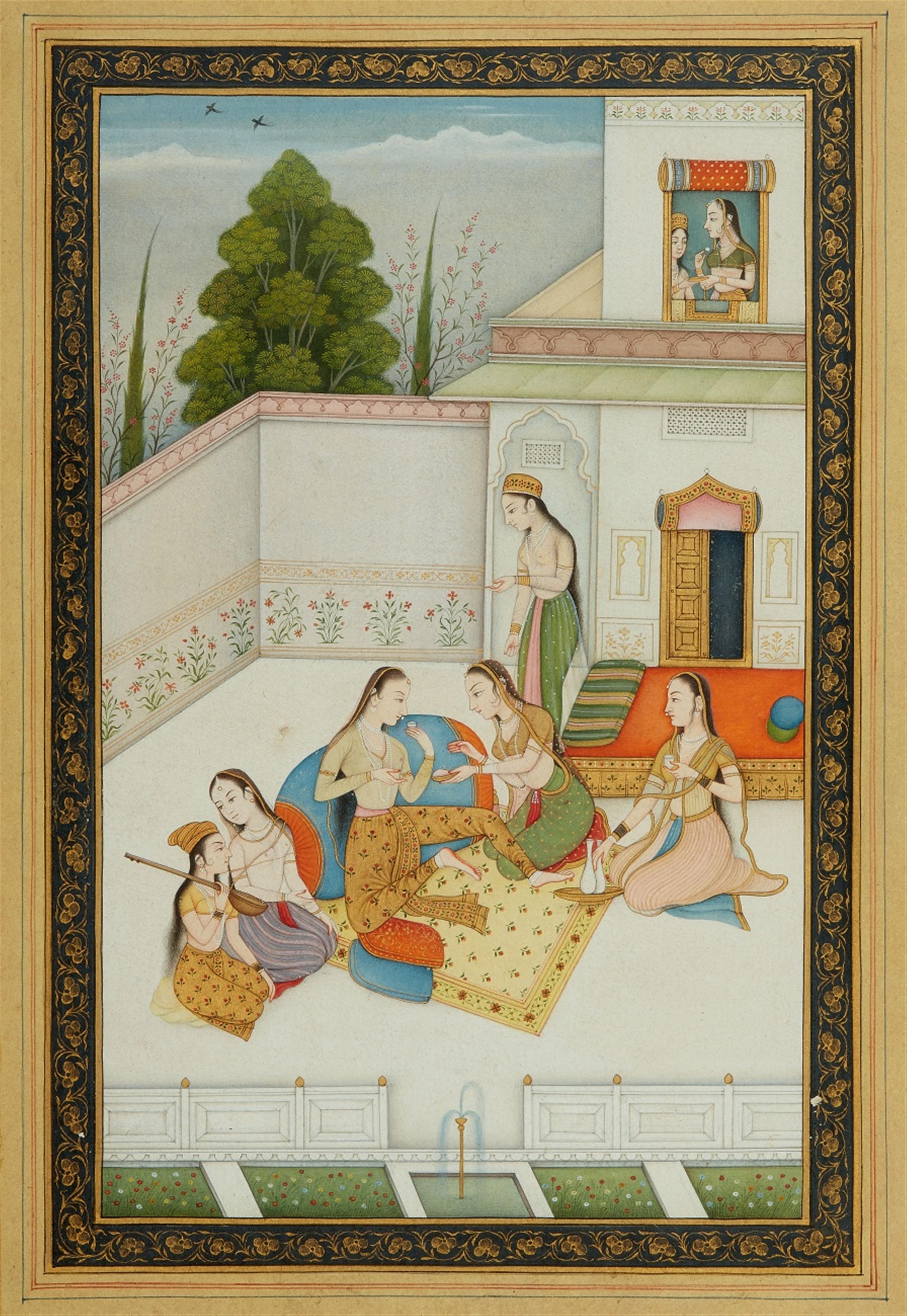 Three Moghul-style paintings. 20th century - image-2