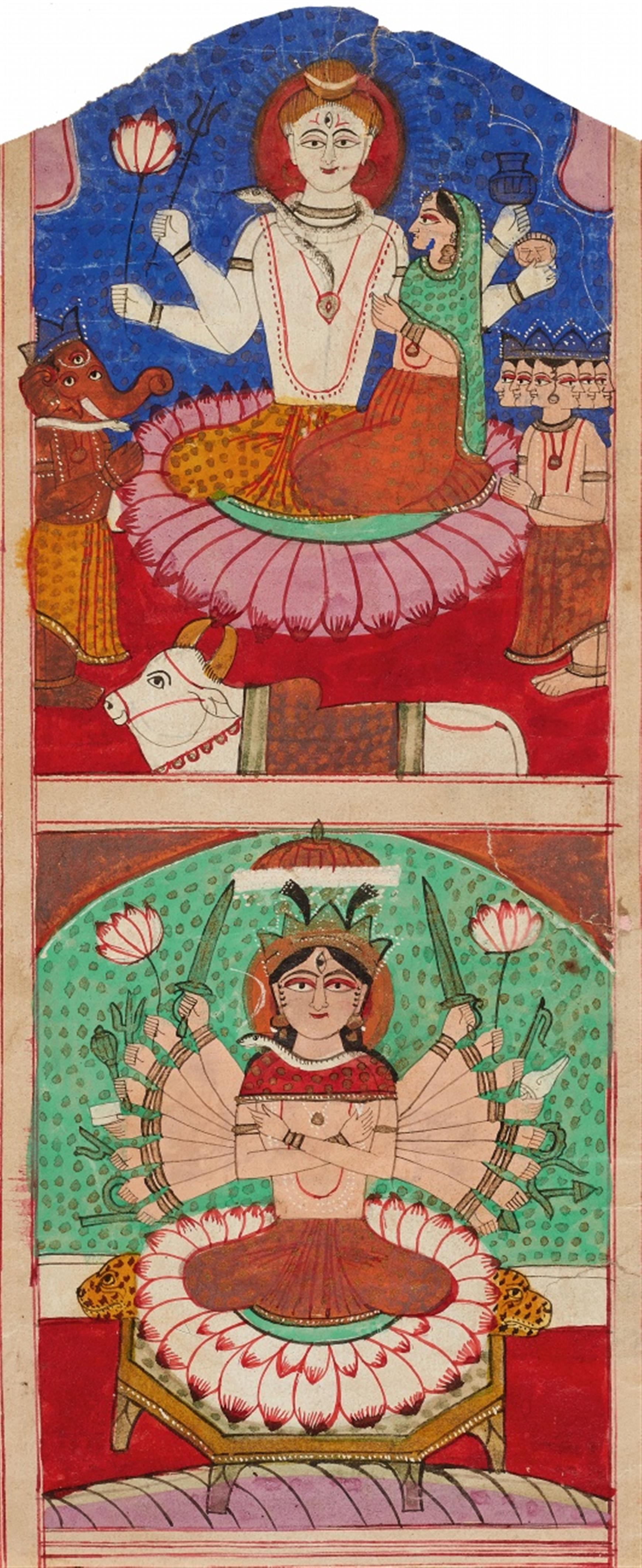 Eight North Indian paintings. 19th/20th century - image-1