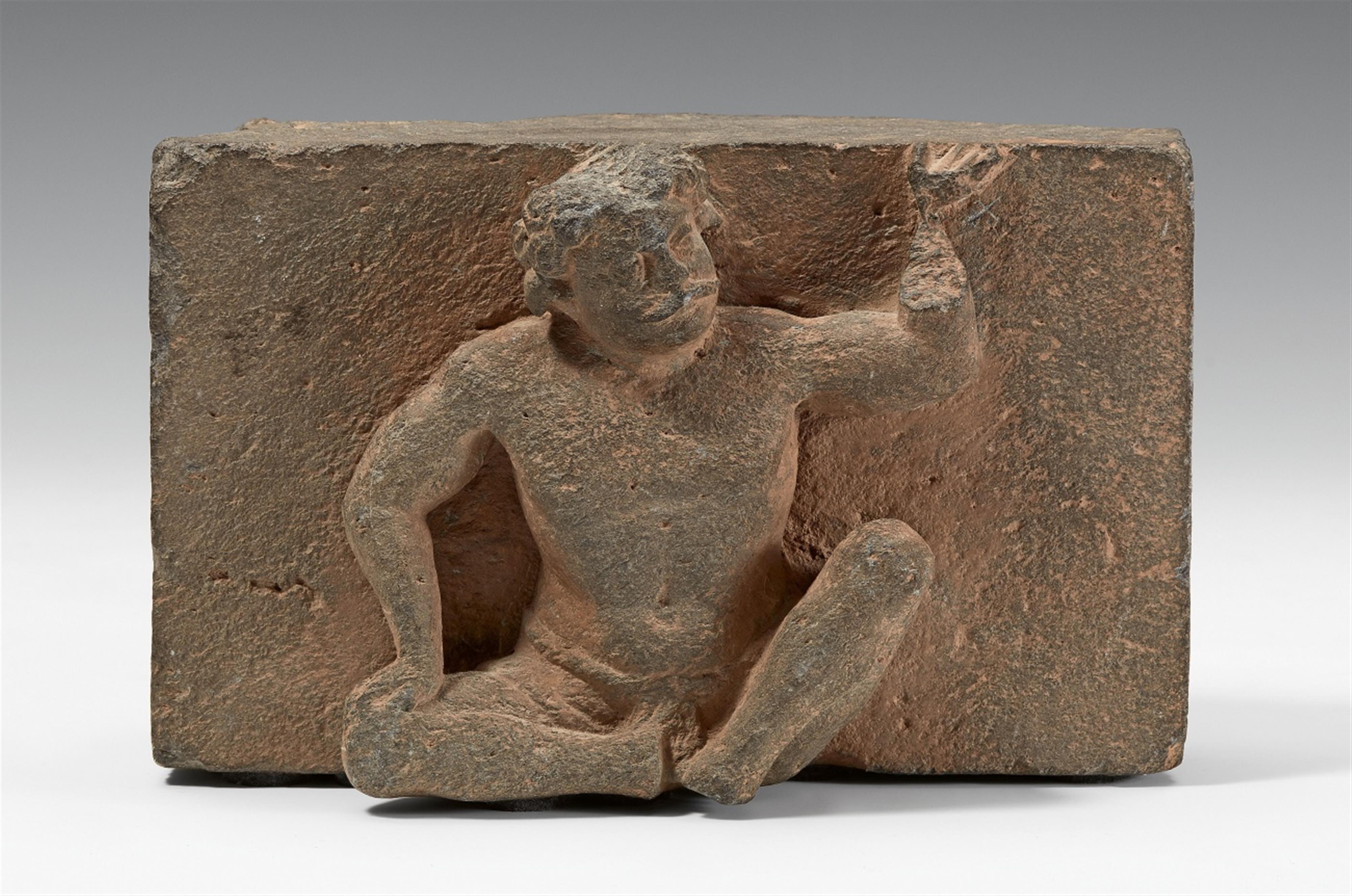 Architekturfragment. Grauer Stein. Pakistan, Gandhara. 2./3. Jh. - image-1