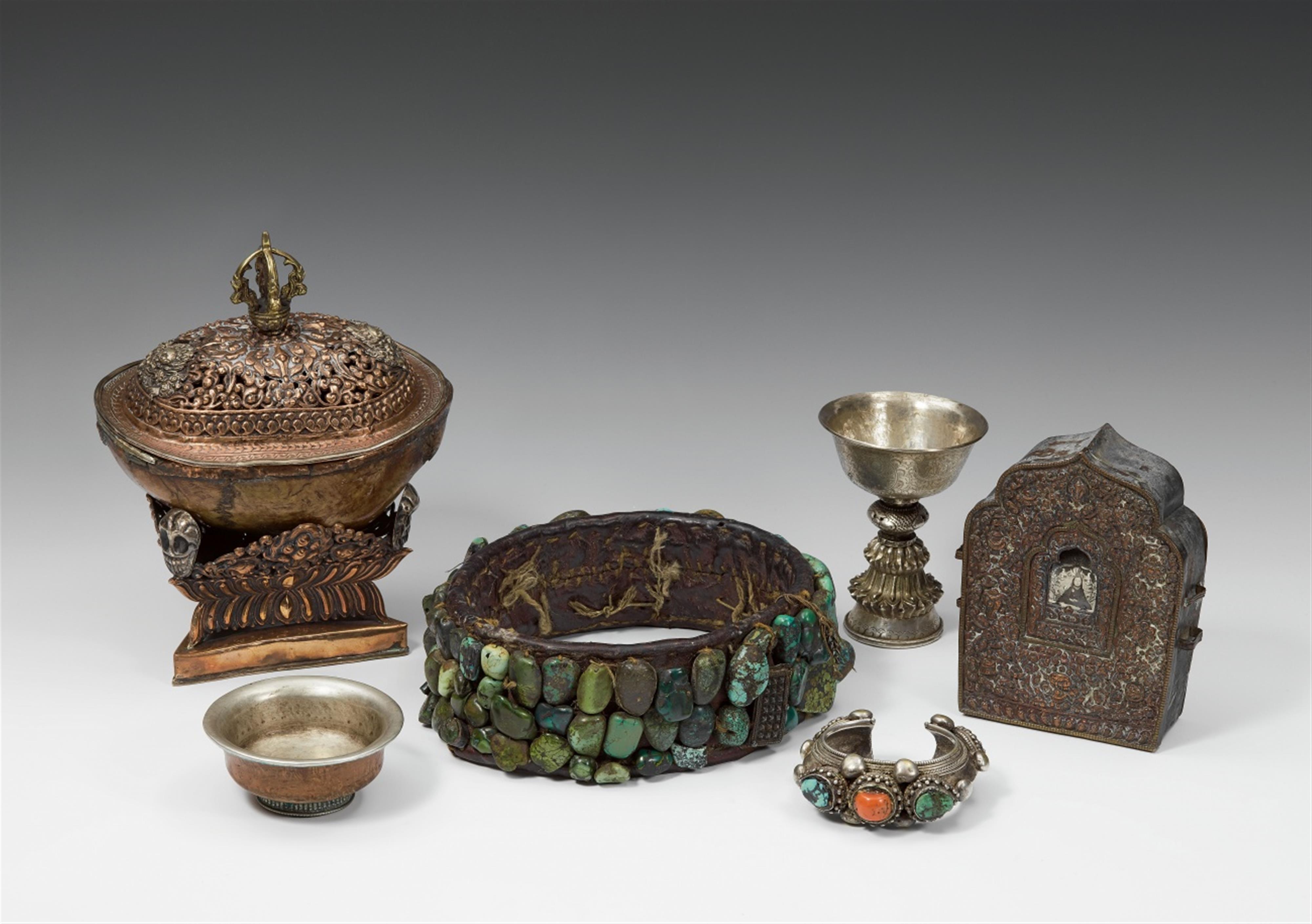 A group of six different Tibetan items - image-1