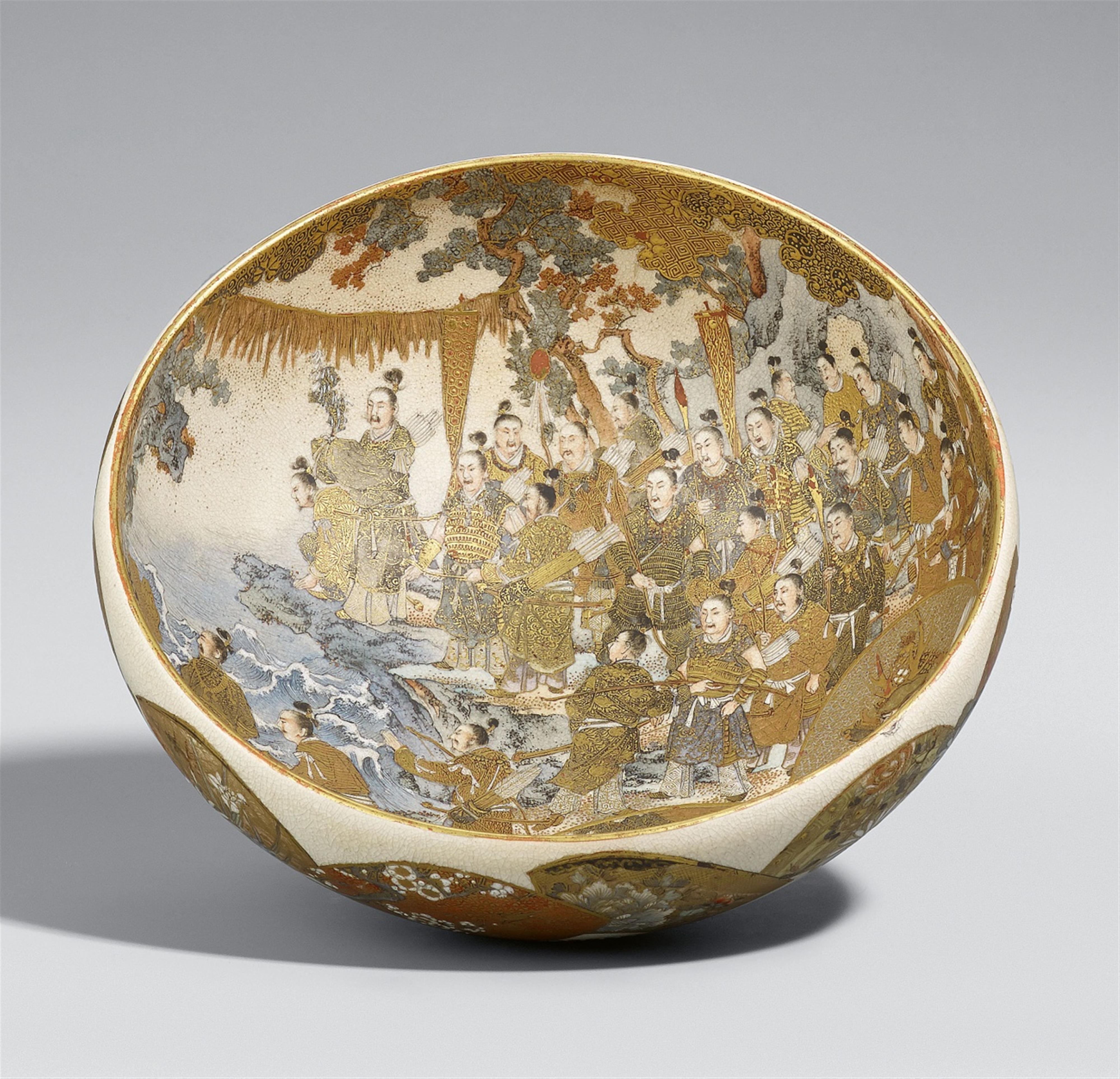 A Satsuma bowl. Late 19th century - image-1