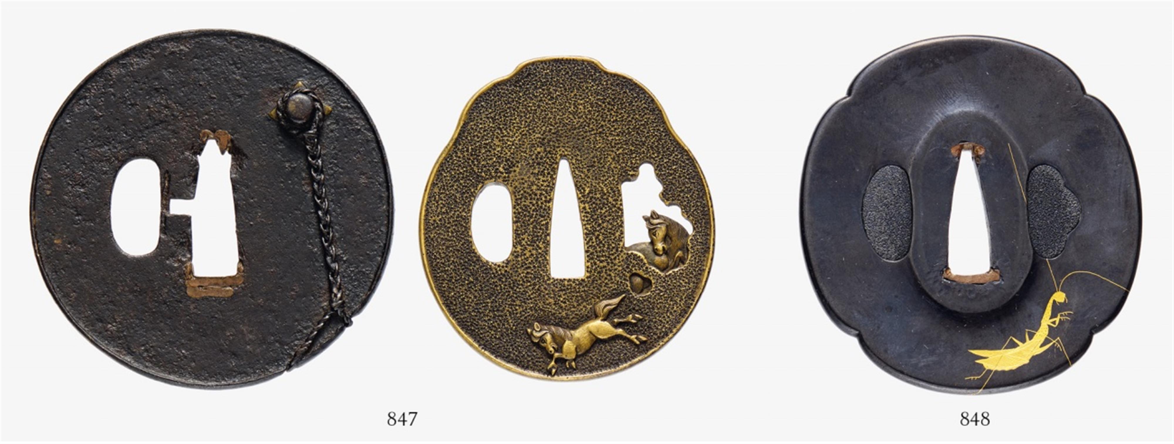 Two tsuba. 18th/19th century - image-1