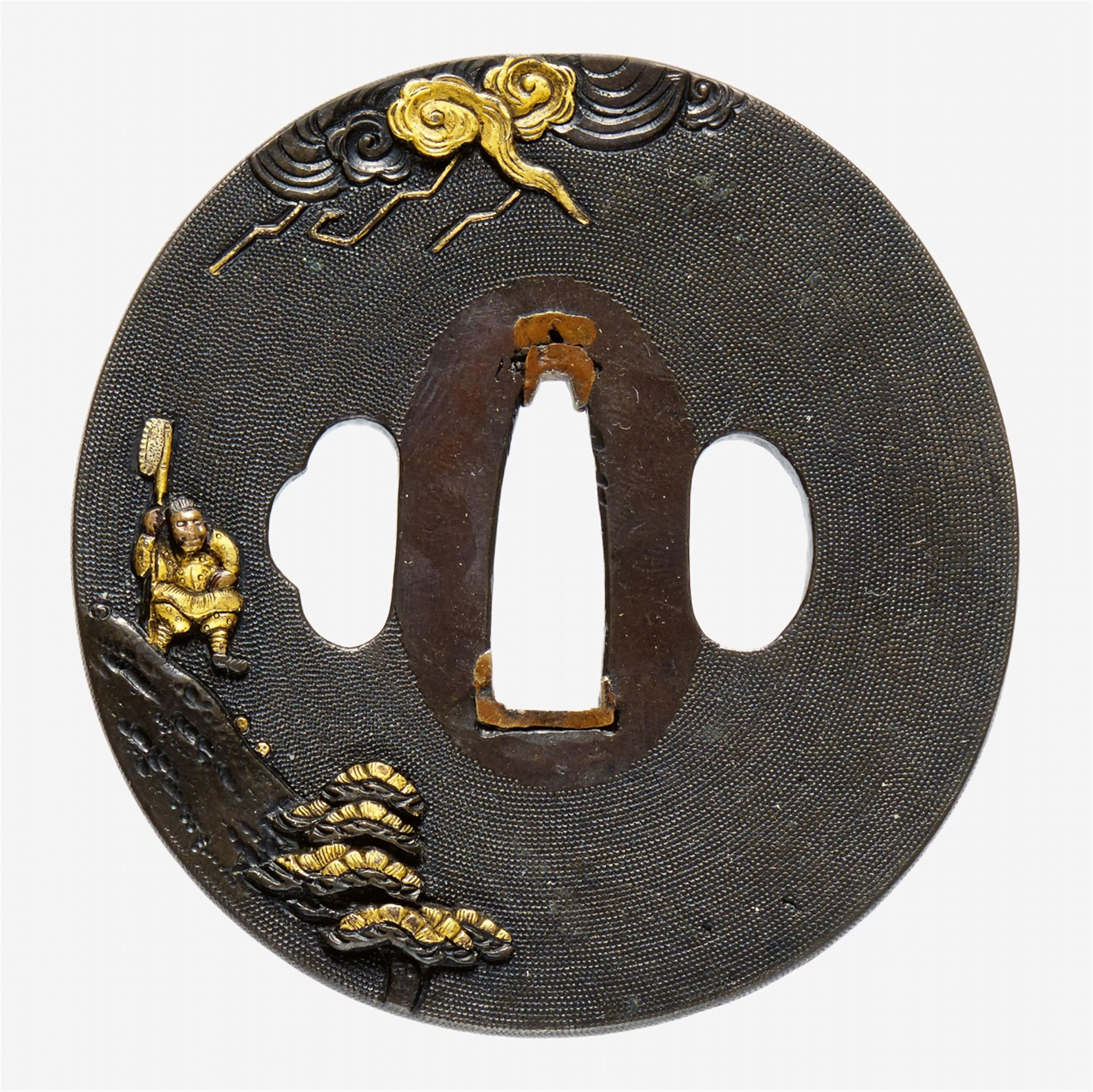 Tsuba. Shakudô. 18./19. Jh. - image-2