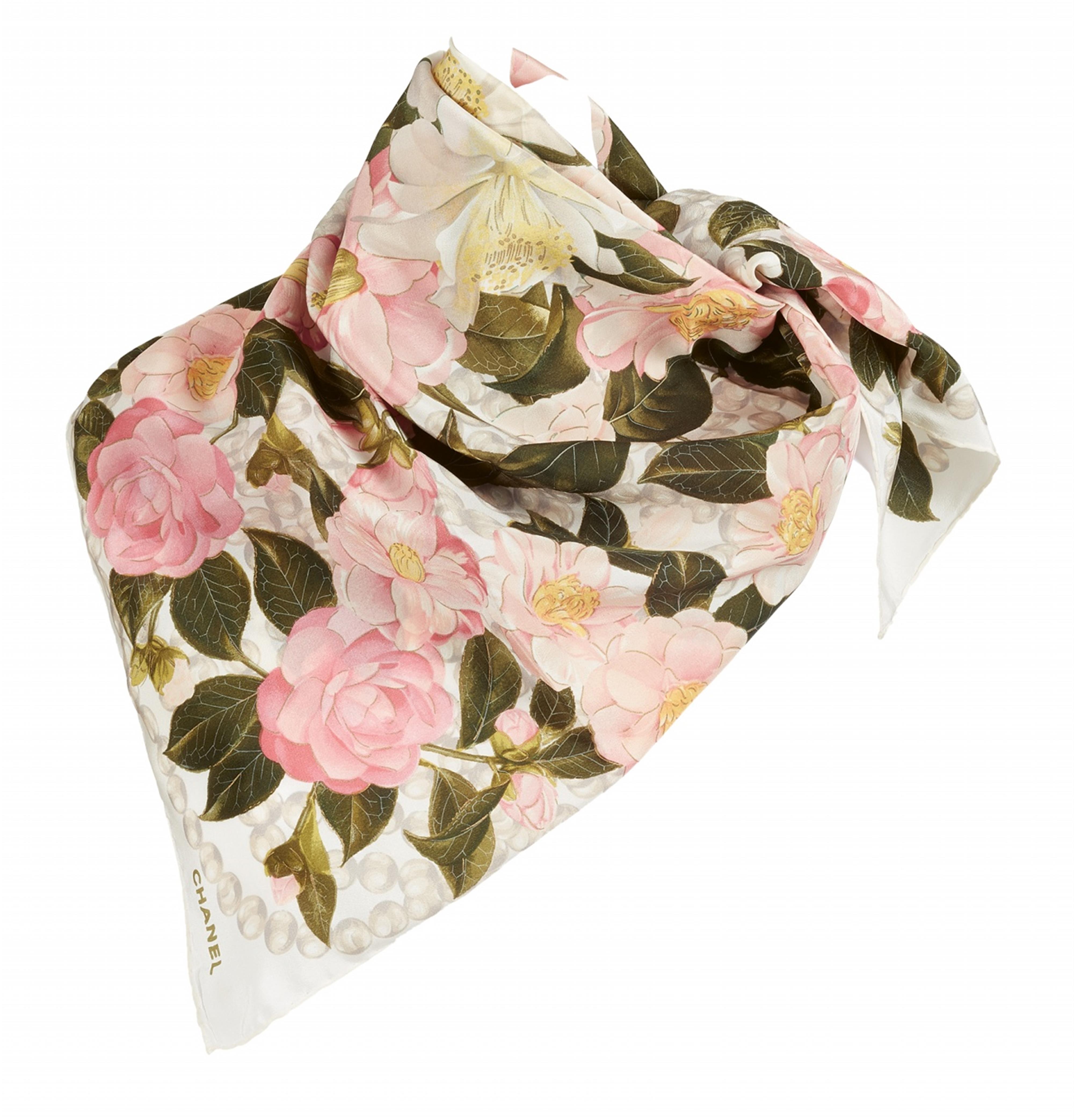 A Chanel silk scarf, 1990s - image-1