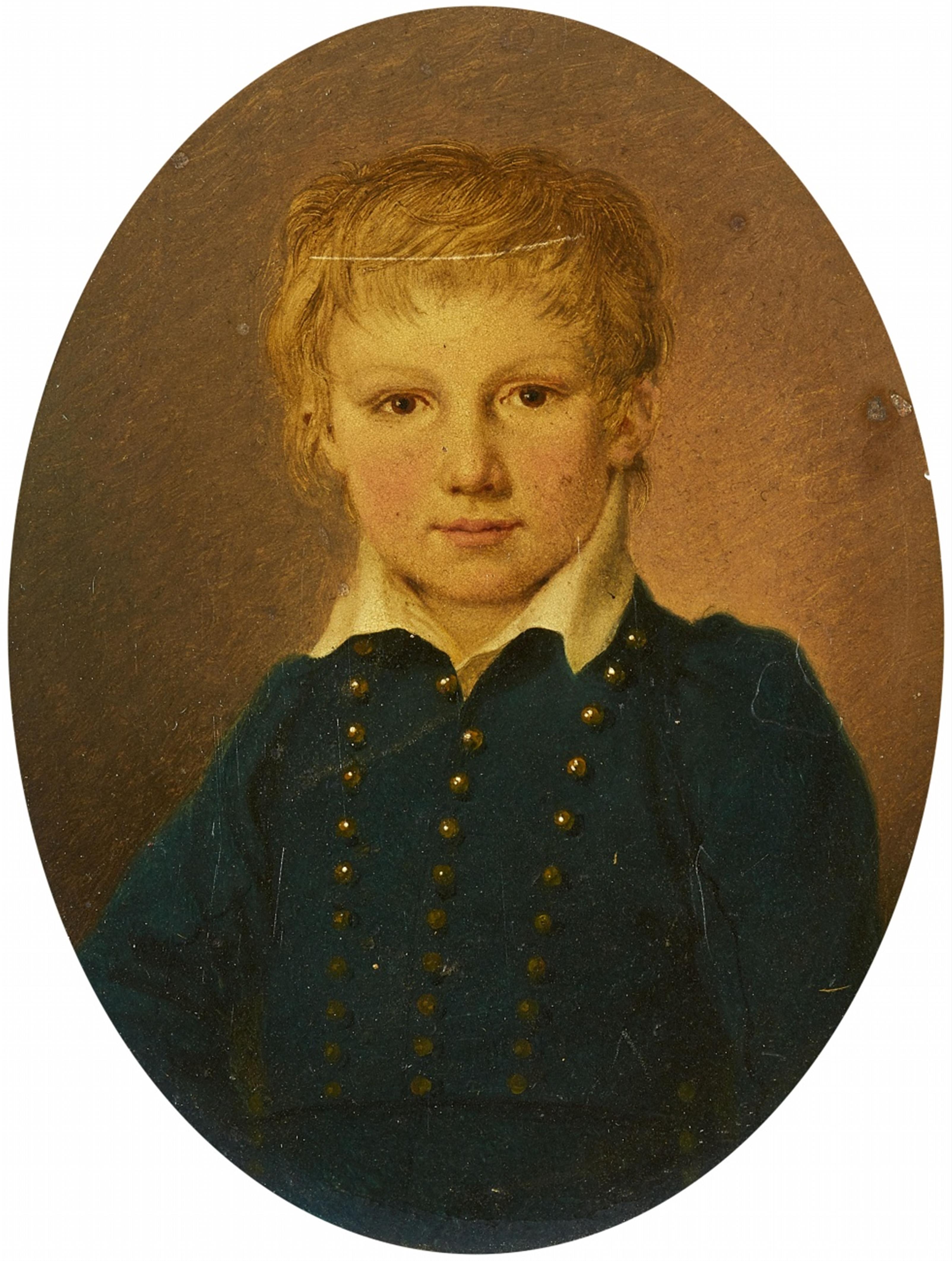 German School, early 19th century - Portrait of Karl Thielmann as a Child - image-1