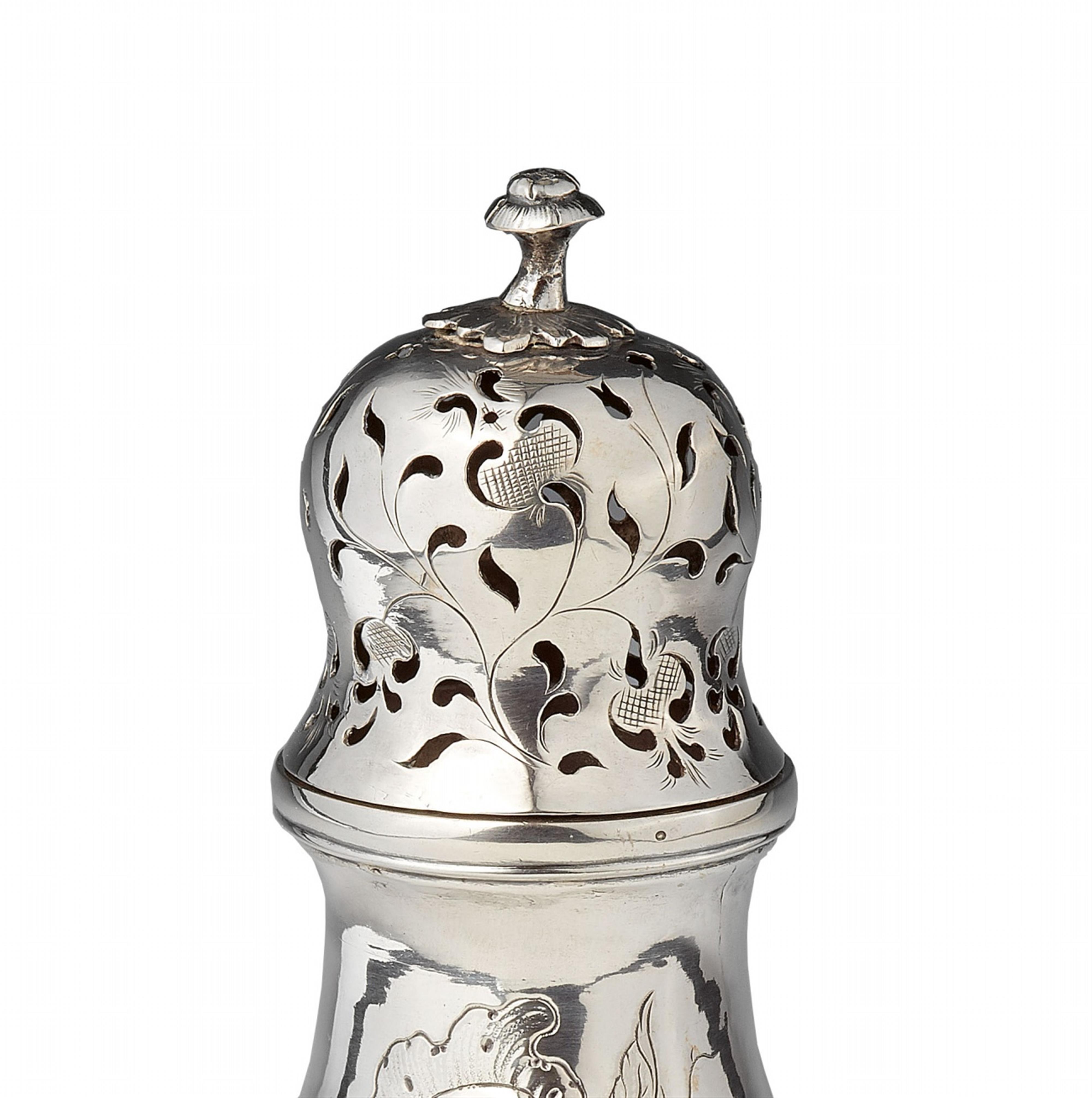 A Rococo Berlin silver sugar caster - image-2