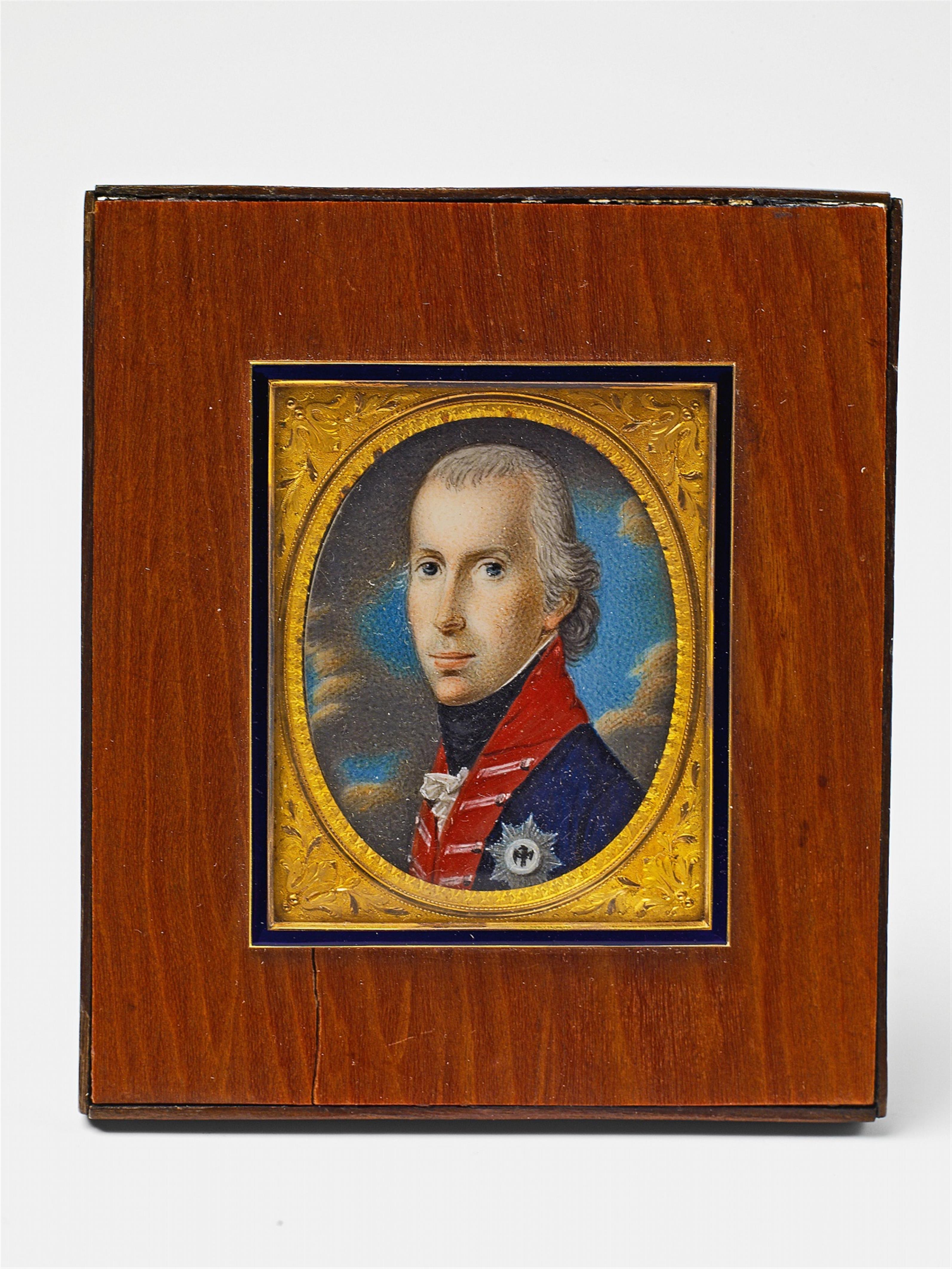 A Prussian portrait miniature of William III - image-1