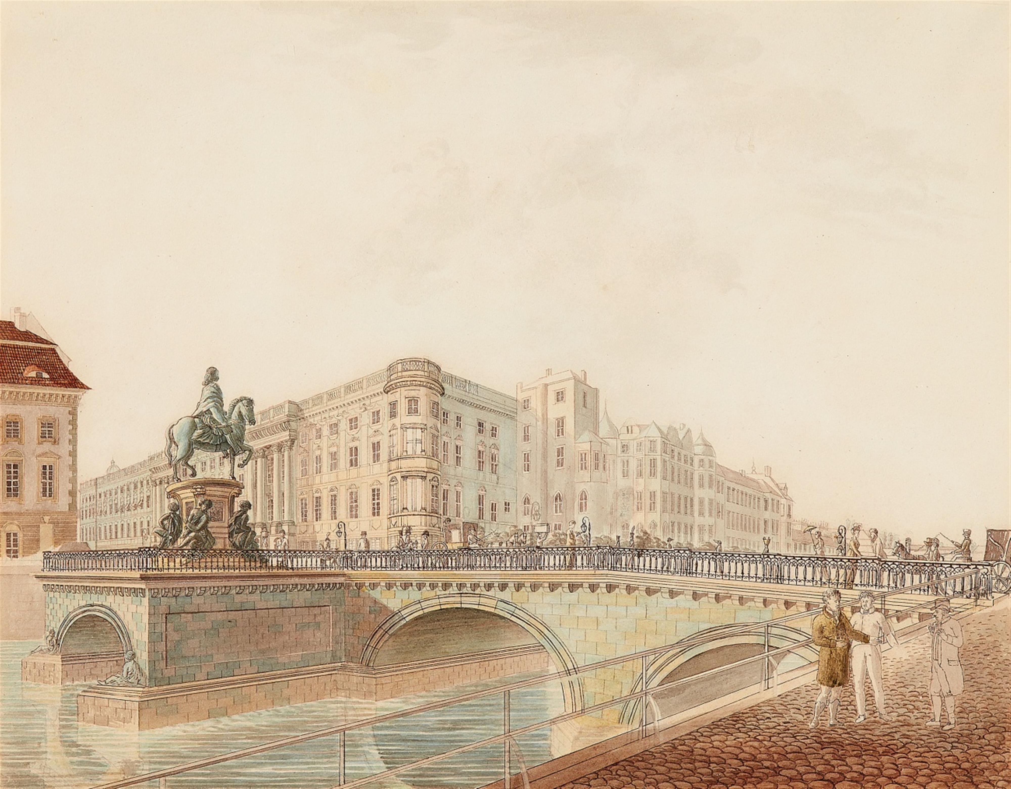 Berlin School, 19th century - View of Berlin Palace seen from the East - image-1