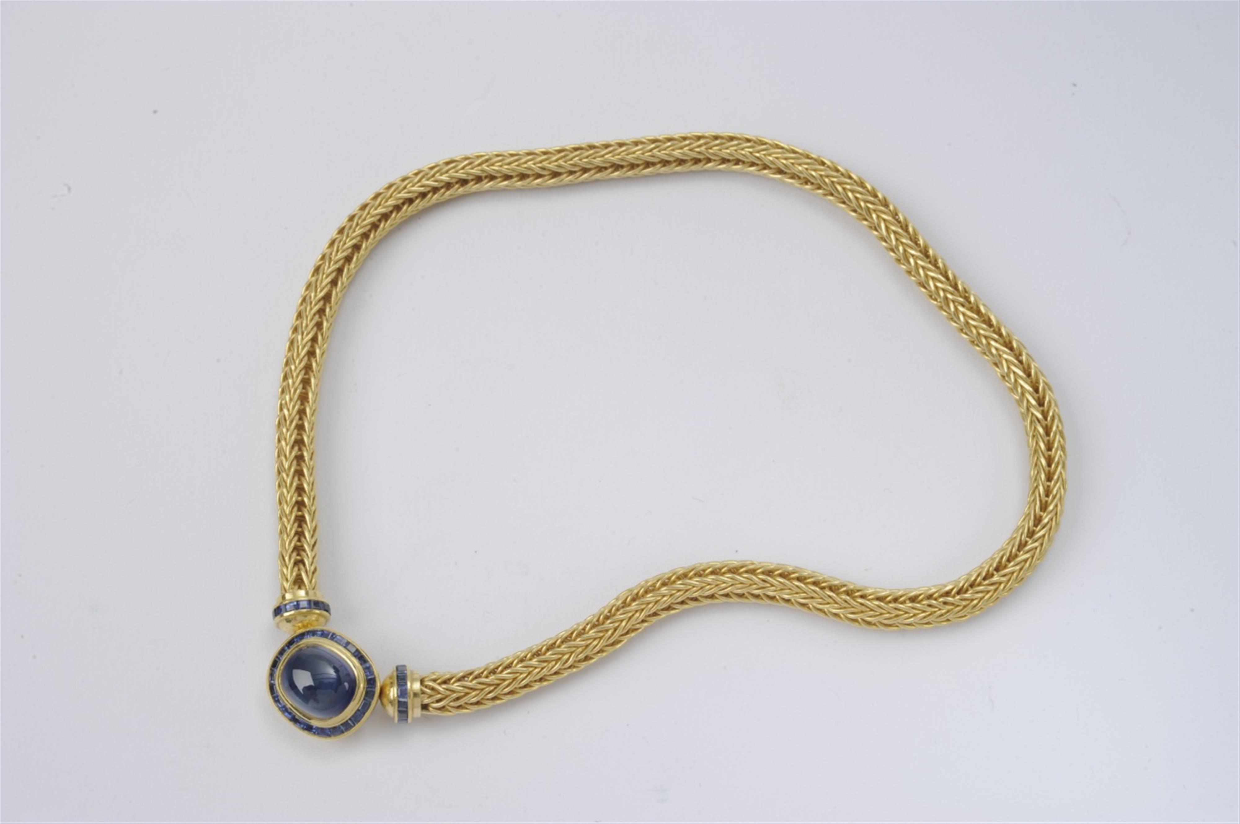 Halsband mit Saphircabochon - image-1
