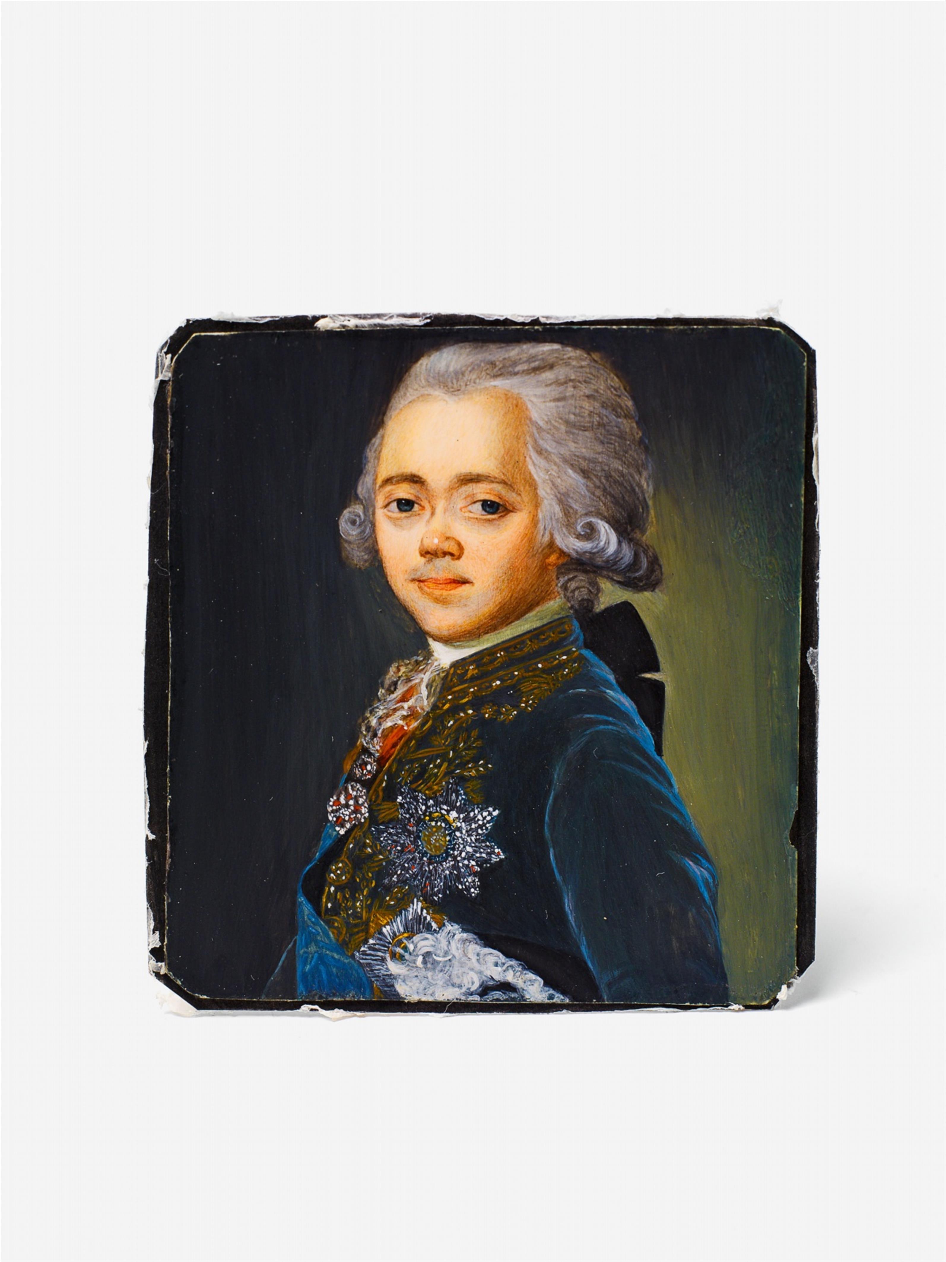 A portrait miniature of Grand Prince Paul I of Russia - image-2