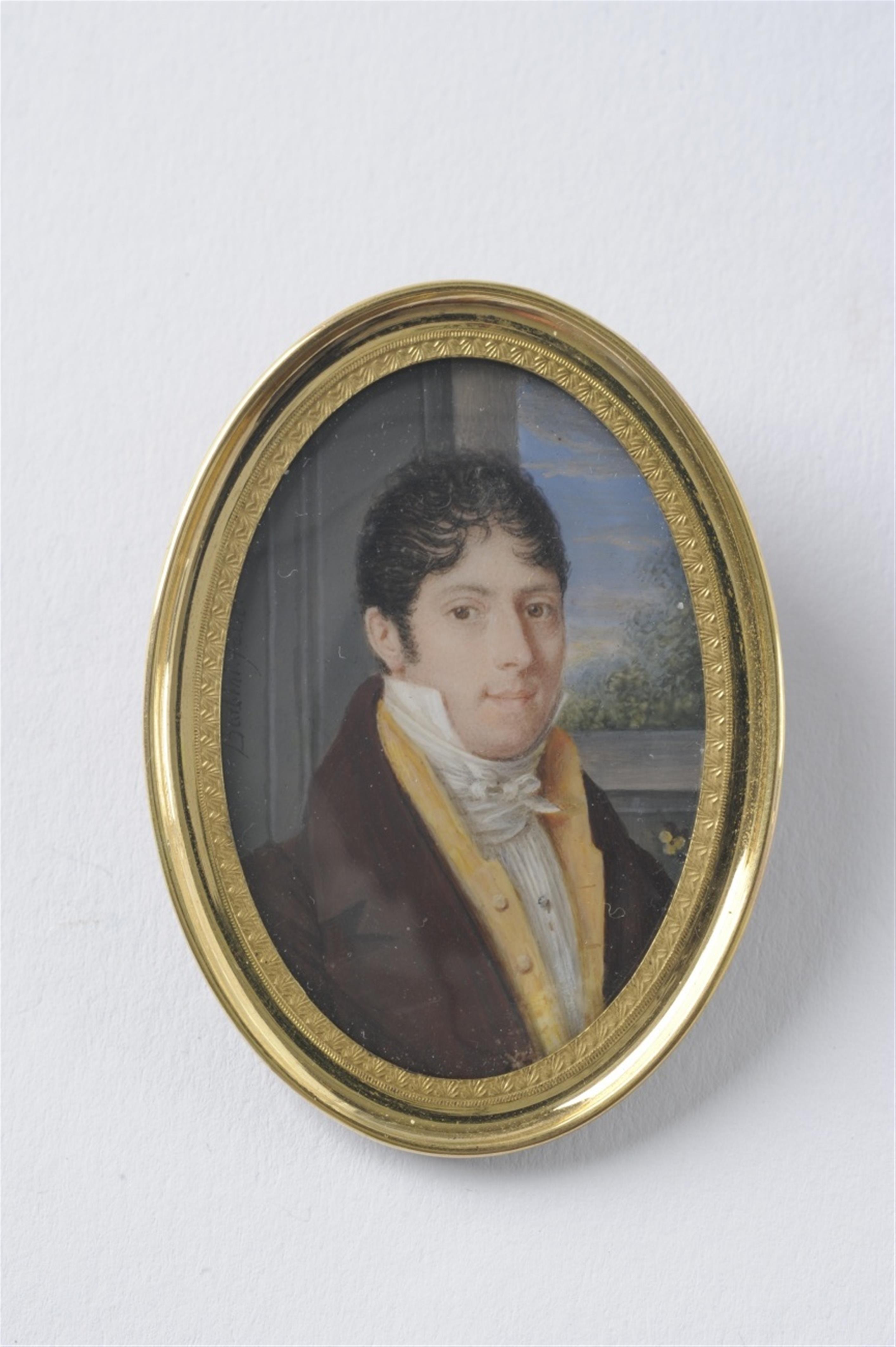 A portrait miniature of a young gentleman by Michelangelo Barbini - image-1