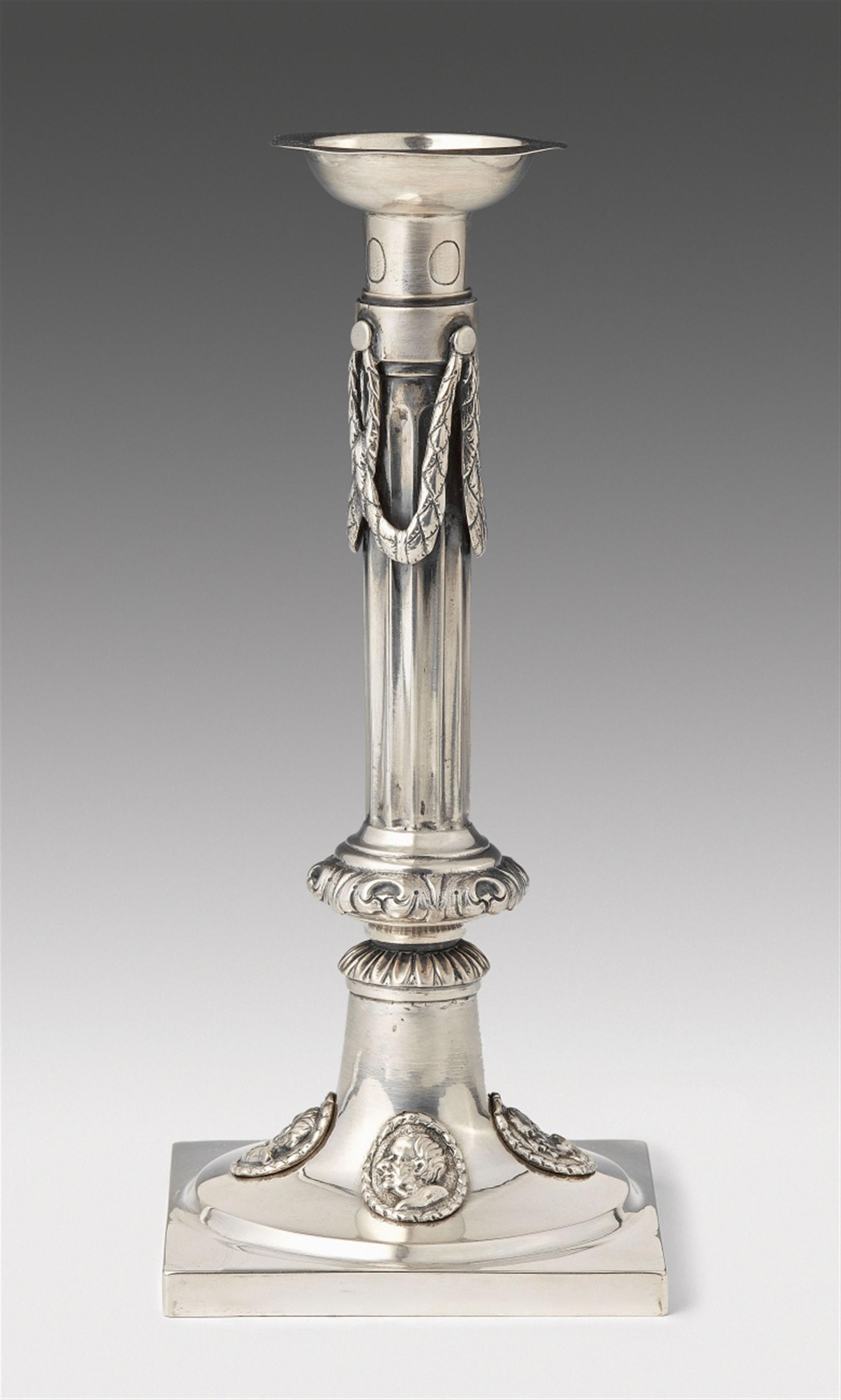 A Cologne silver candlestick - image-1