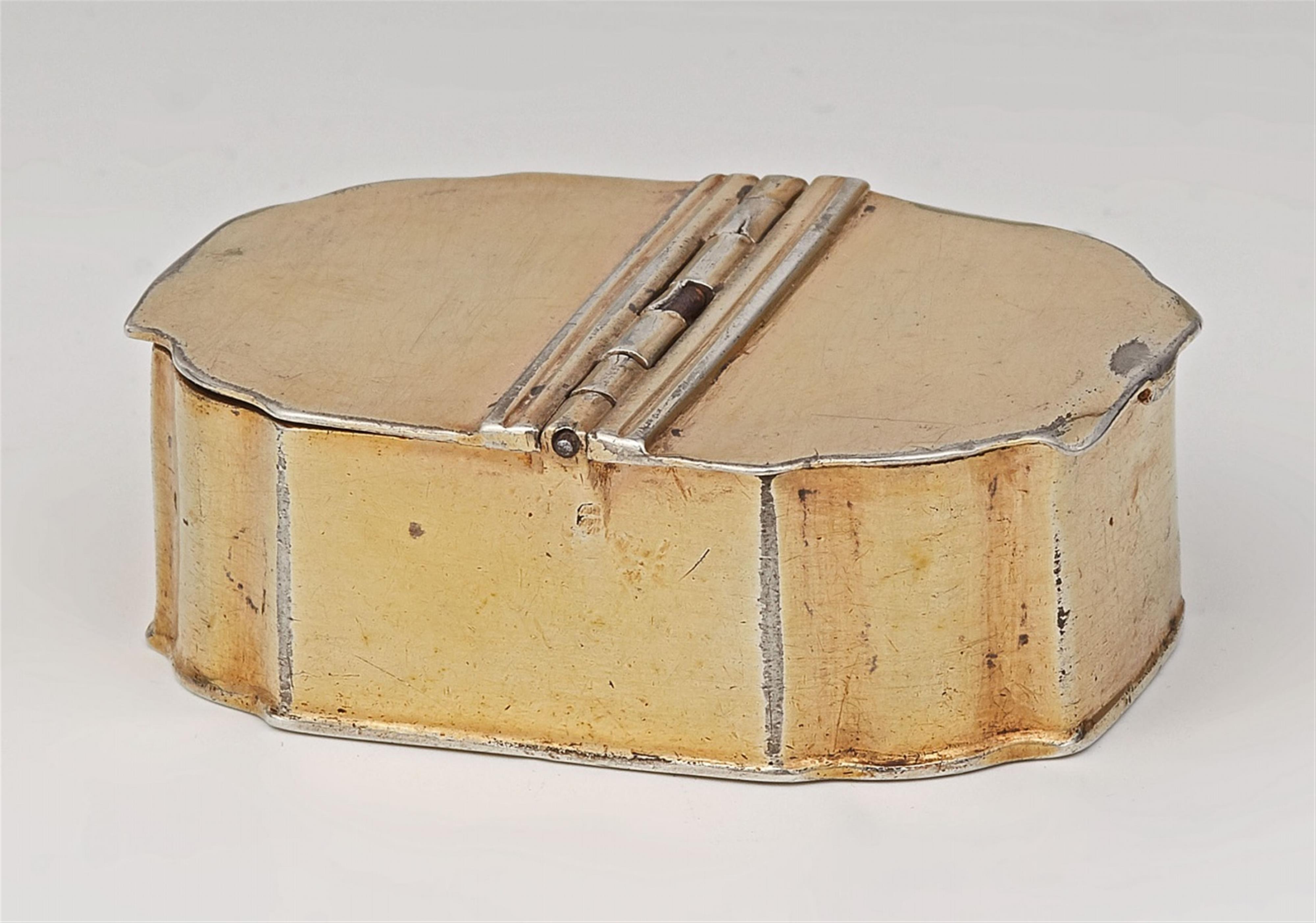 A parcel gilt Brünn silver spice box - image-1