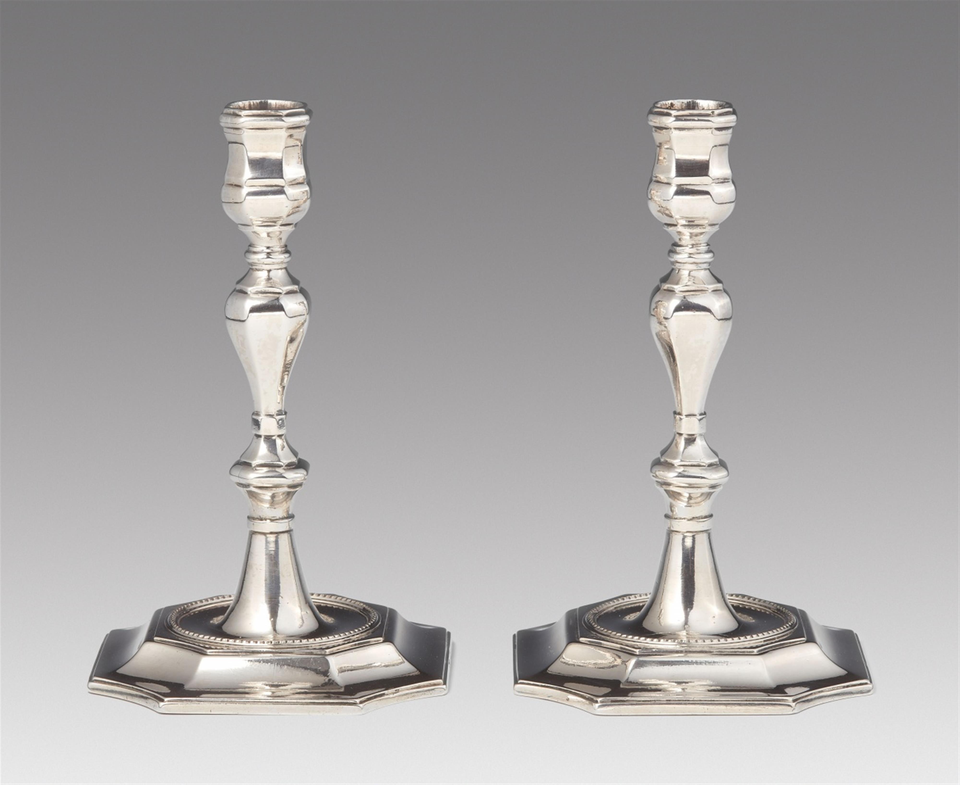 A pair of Namur silver candlesticks - image-1