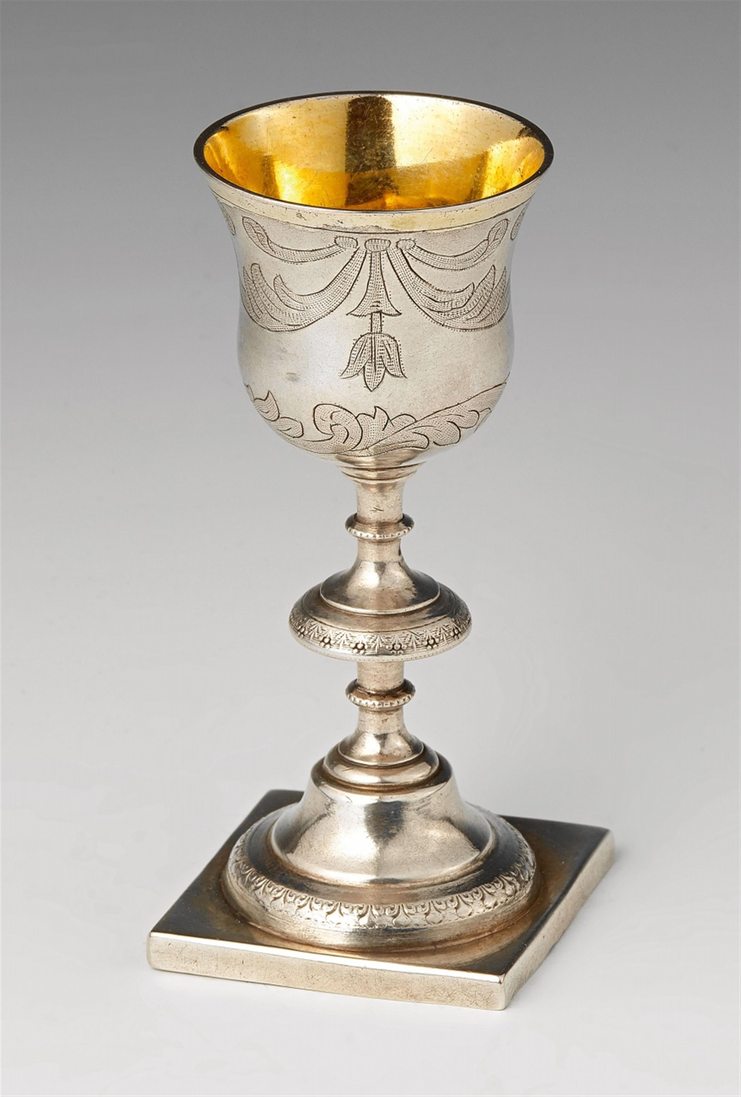 A Lublin silver kiddush beaker - image-1